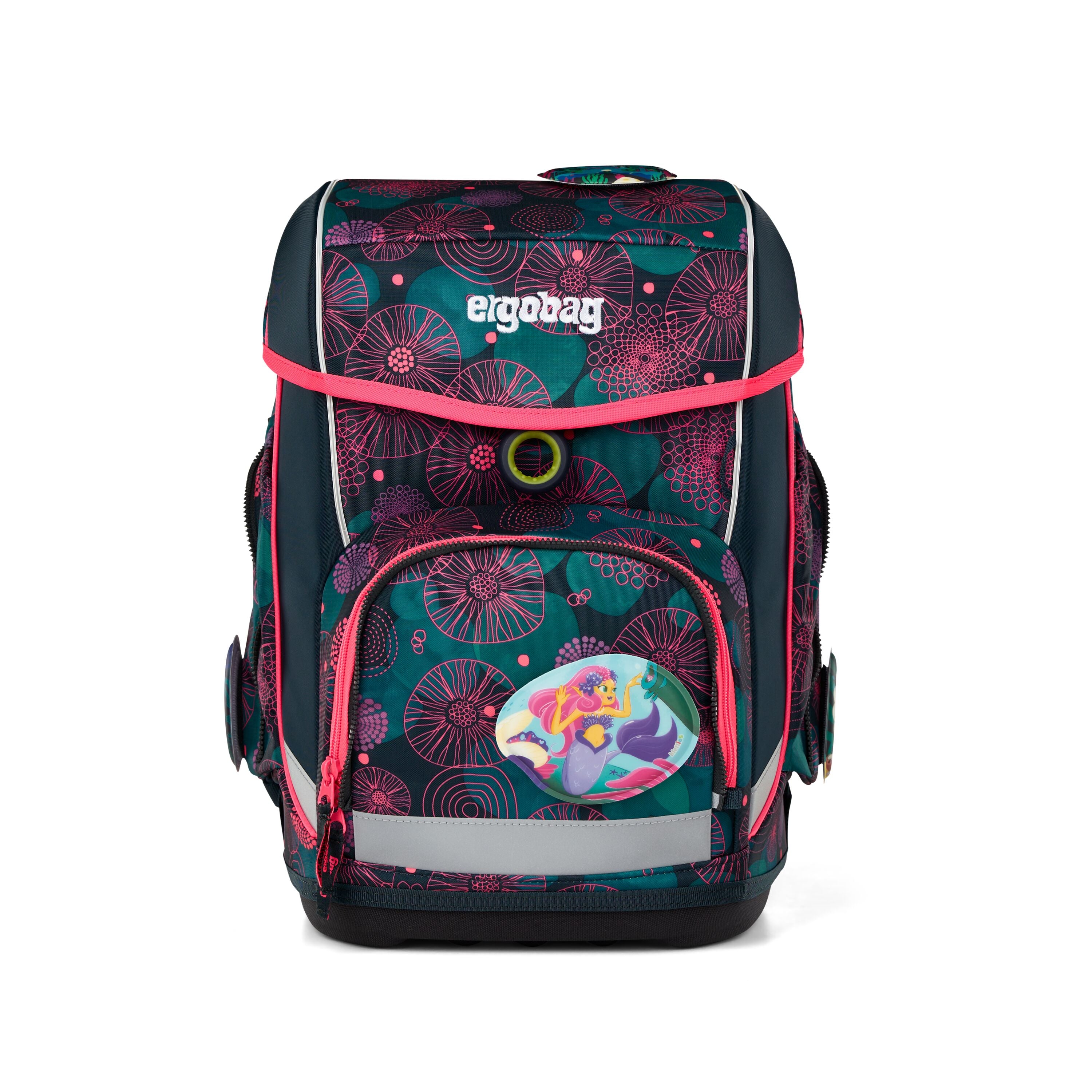 Ergobag Cubo Schulranzen-Set, KorallBär