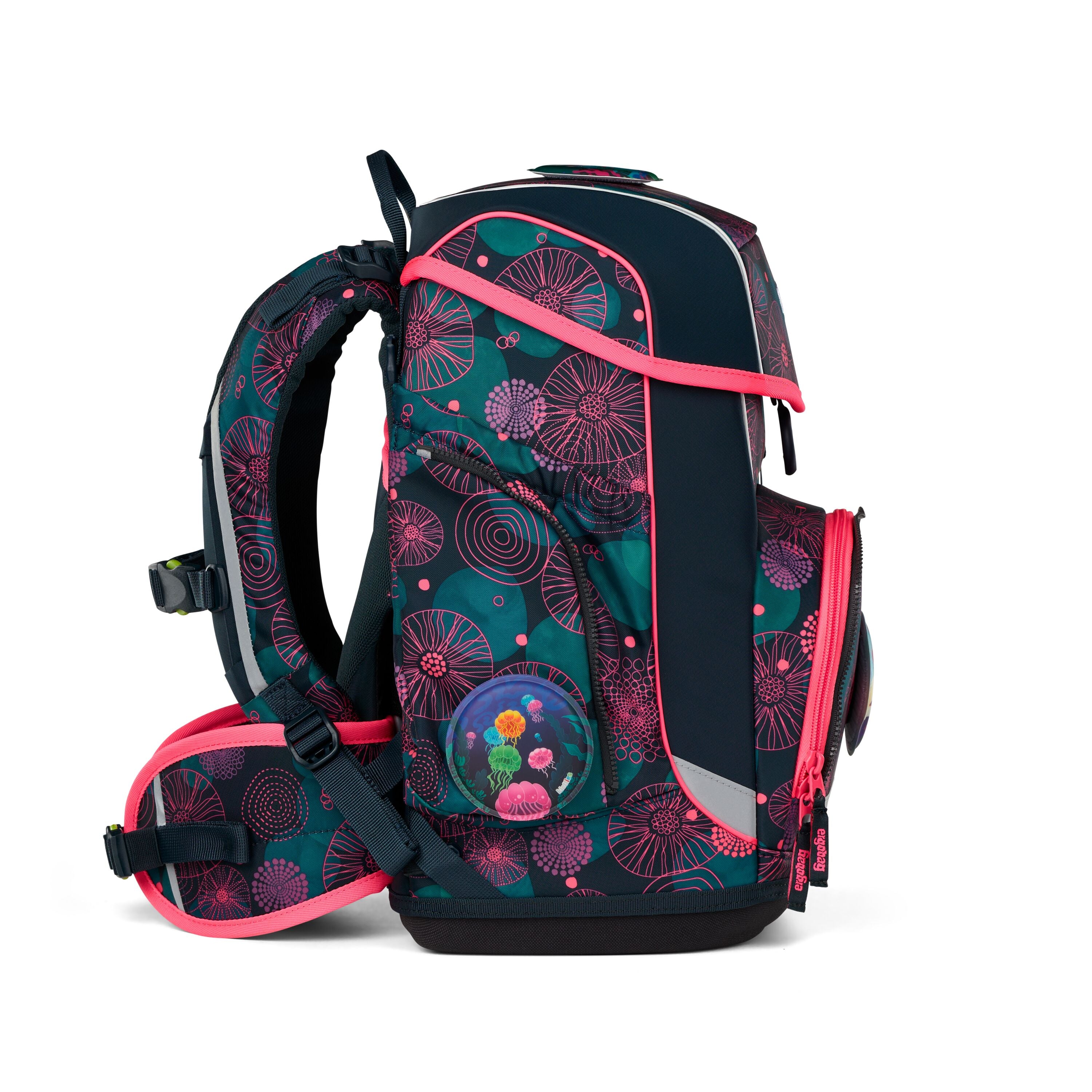 Ergobag Cubo Schulranzen-Set, KorallBär