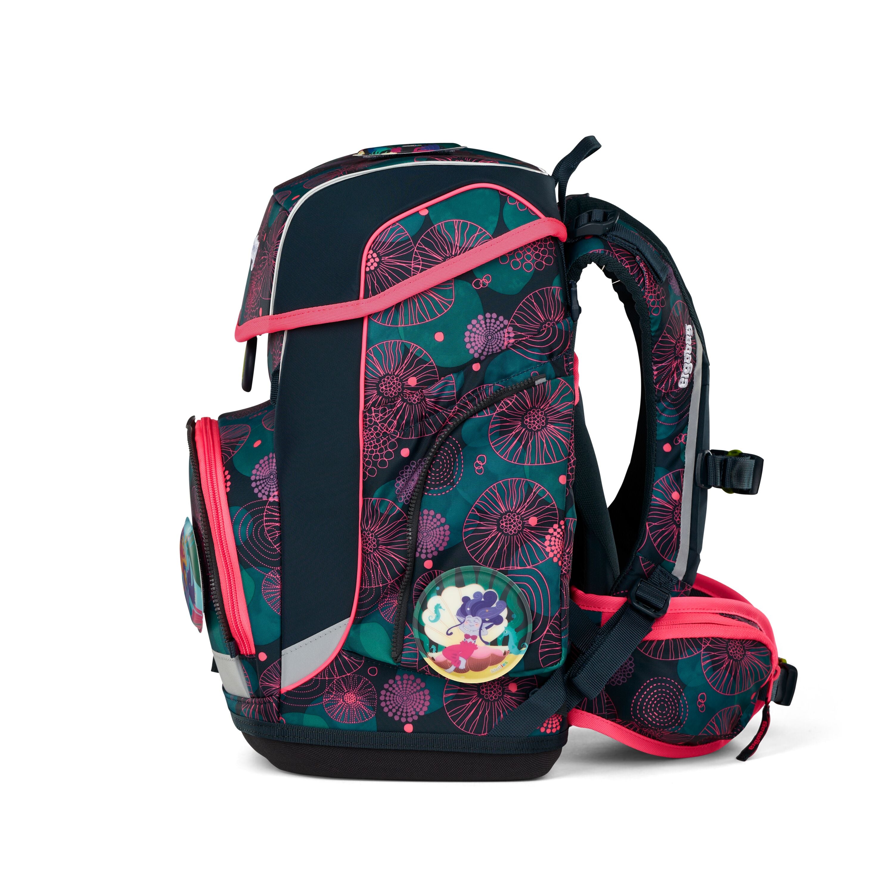 Ergobag Cubo Schulranzen-Set, KorallBär