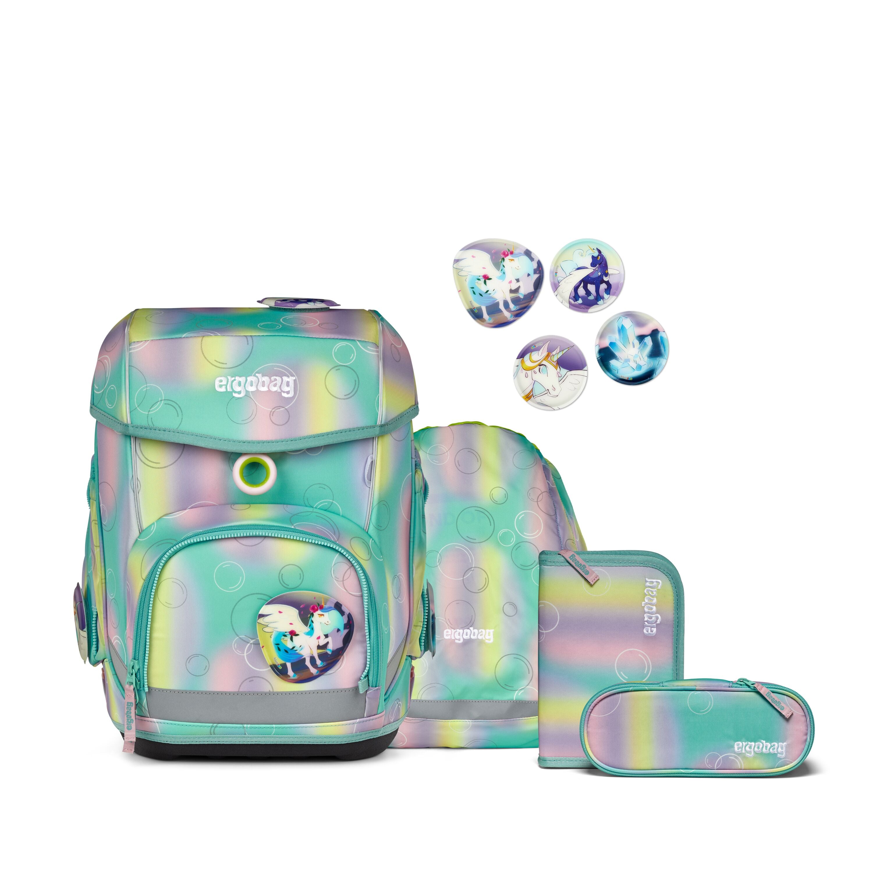 Ergobag Cubo Schulranzen-Set, ZauBärwelt