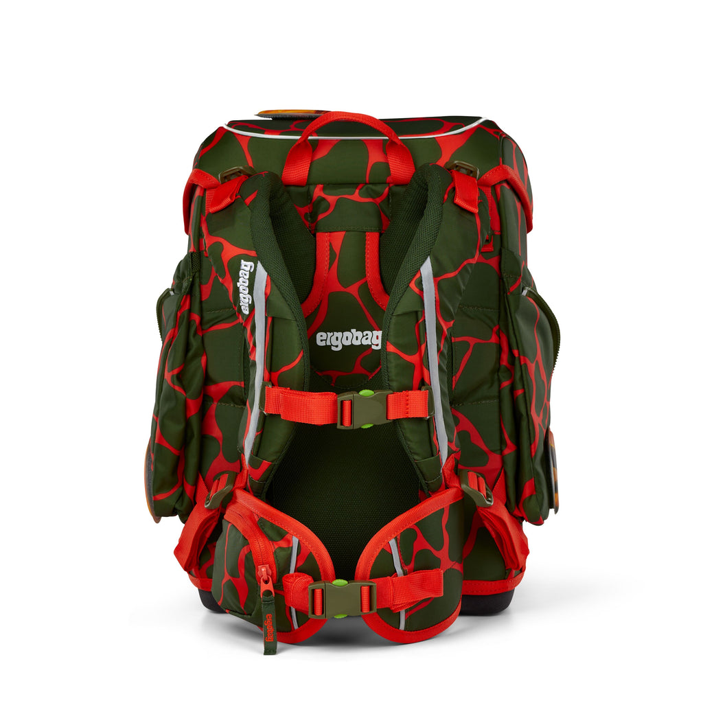 Ergobag Cubo Schulranzen-Set, FeuerspeiBär