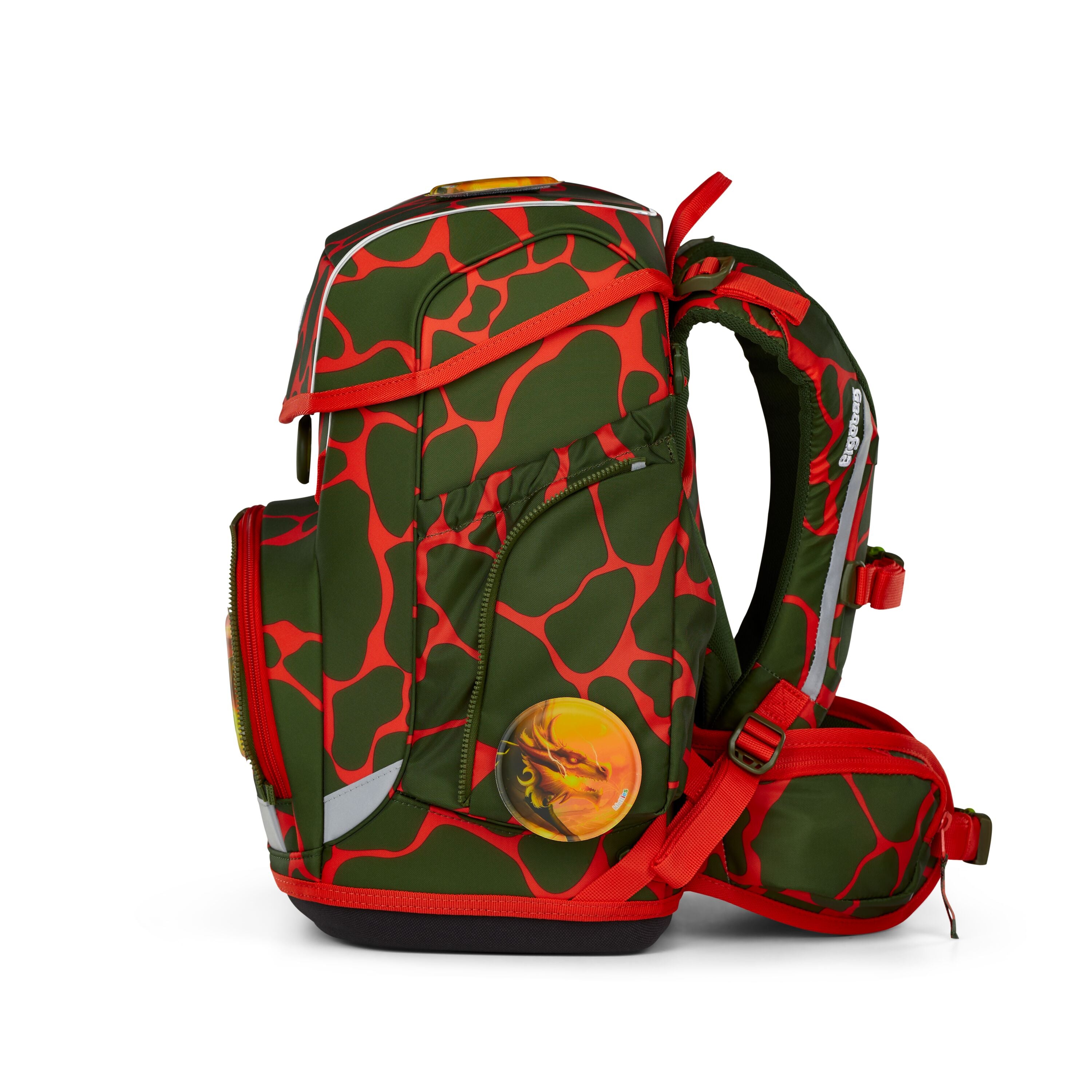 Ergobag Cubo Schulranzen-Set, FeuerspeiBär