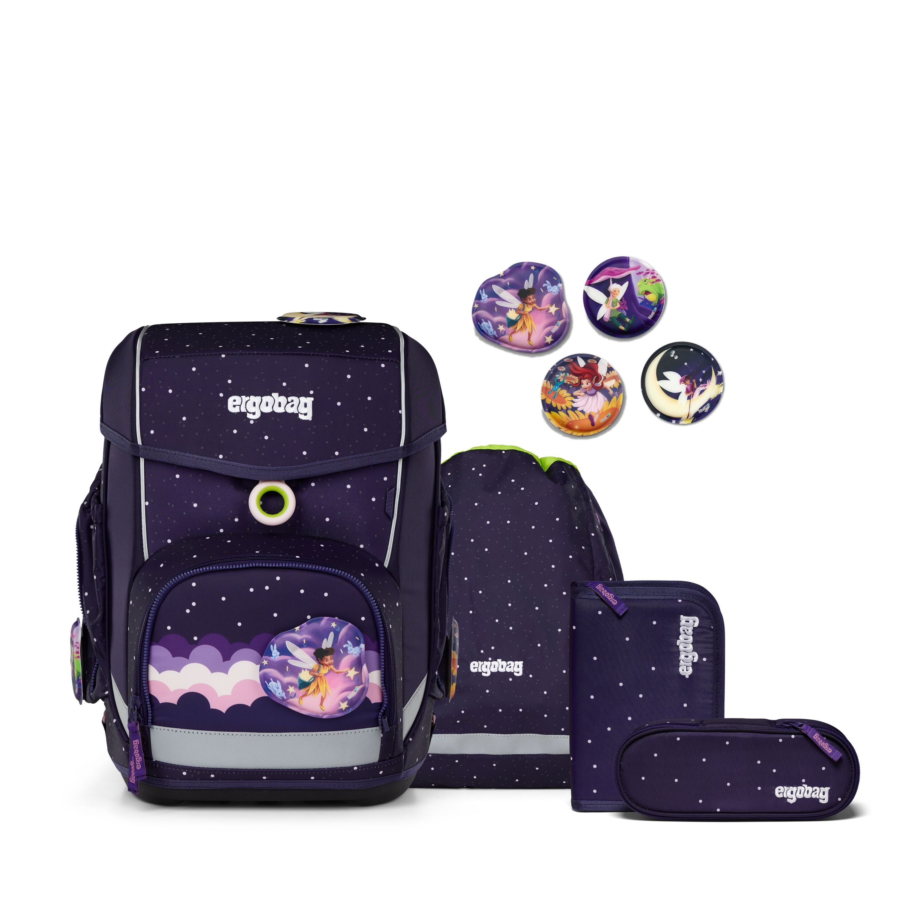 Ergobag Cubo Schulranzen-Set, SternguckBär