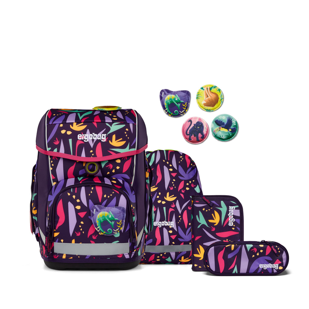 Ergobag Cubo Schulranzen-Set, AmBärzonas