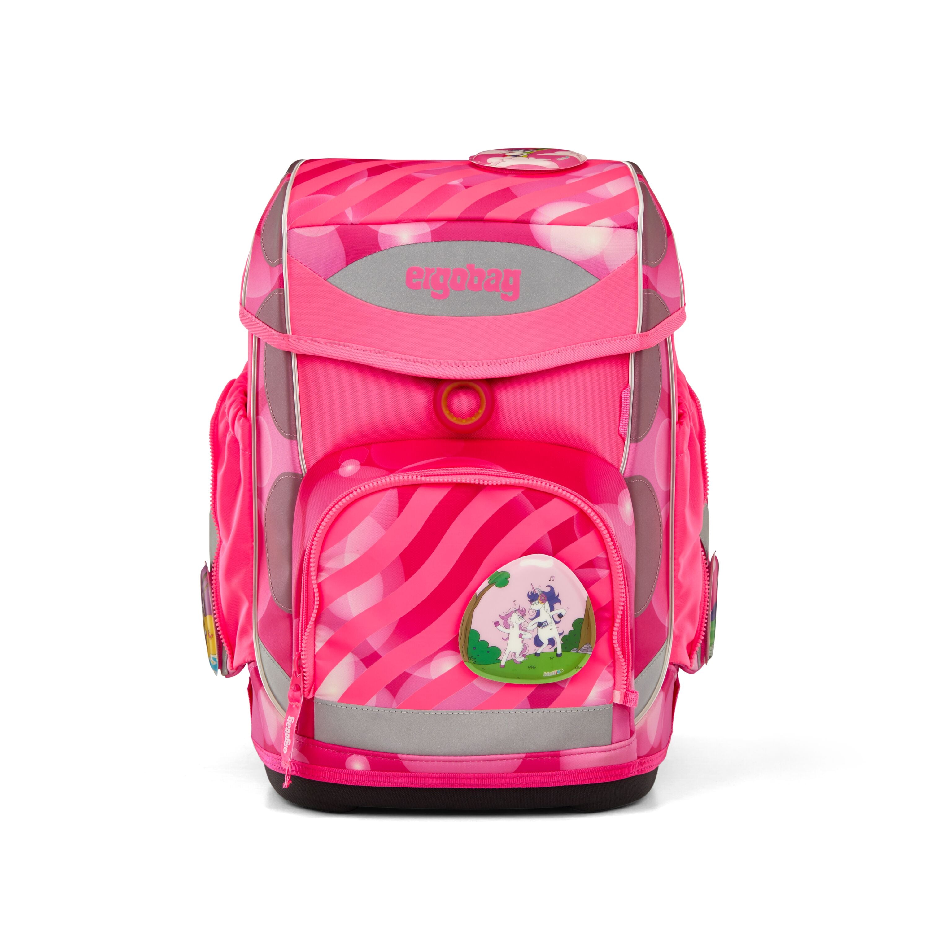 Ergobag Cubo Schulranzen-Set, KuntBärbuntes Einhorn