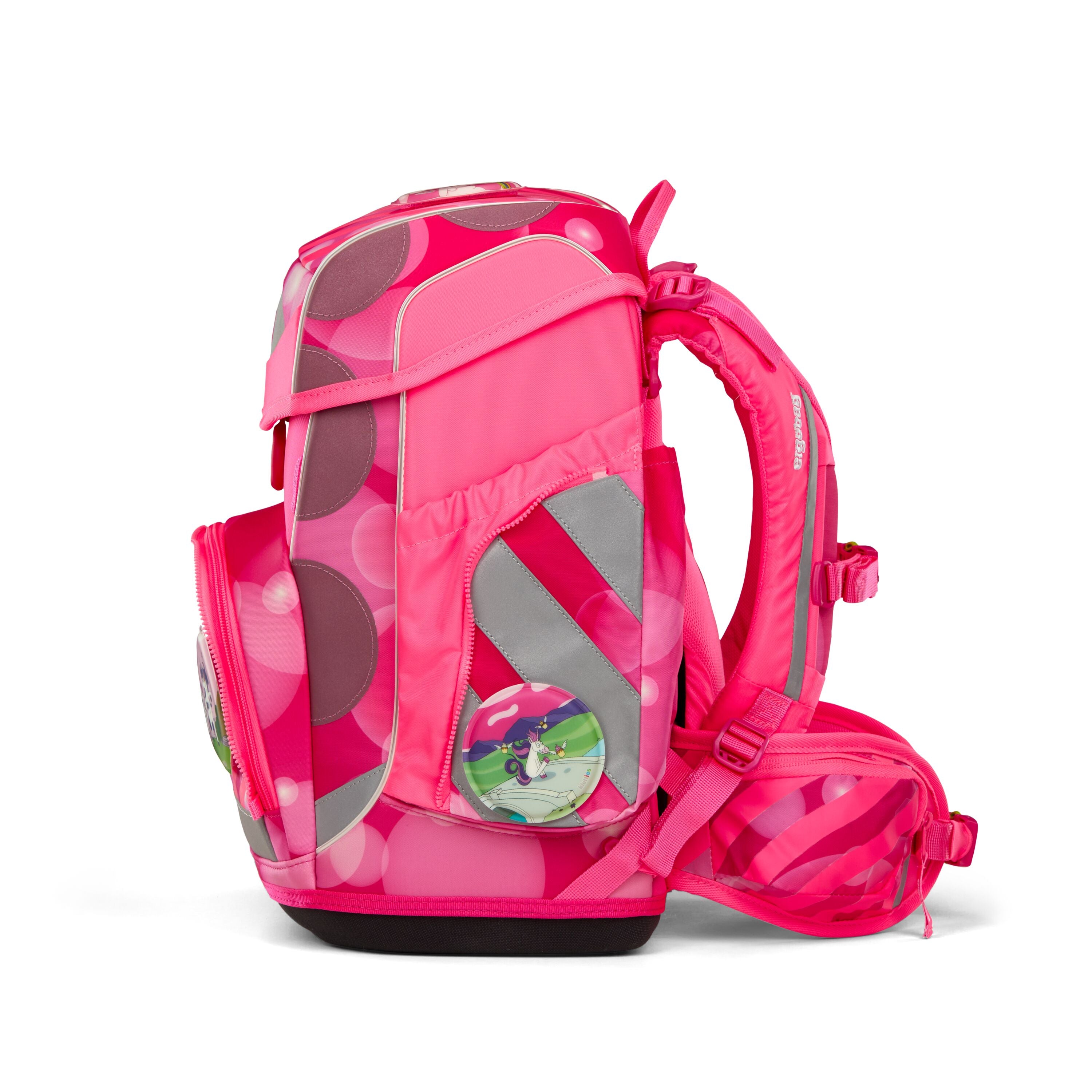 Ergobag Cubo Schulranzen-Set, KuntBärbuntes Einhorn