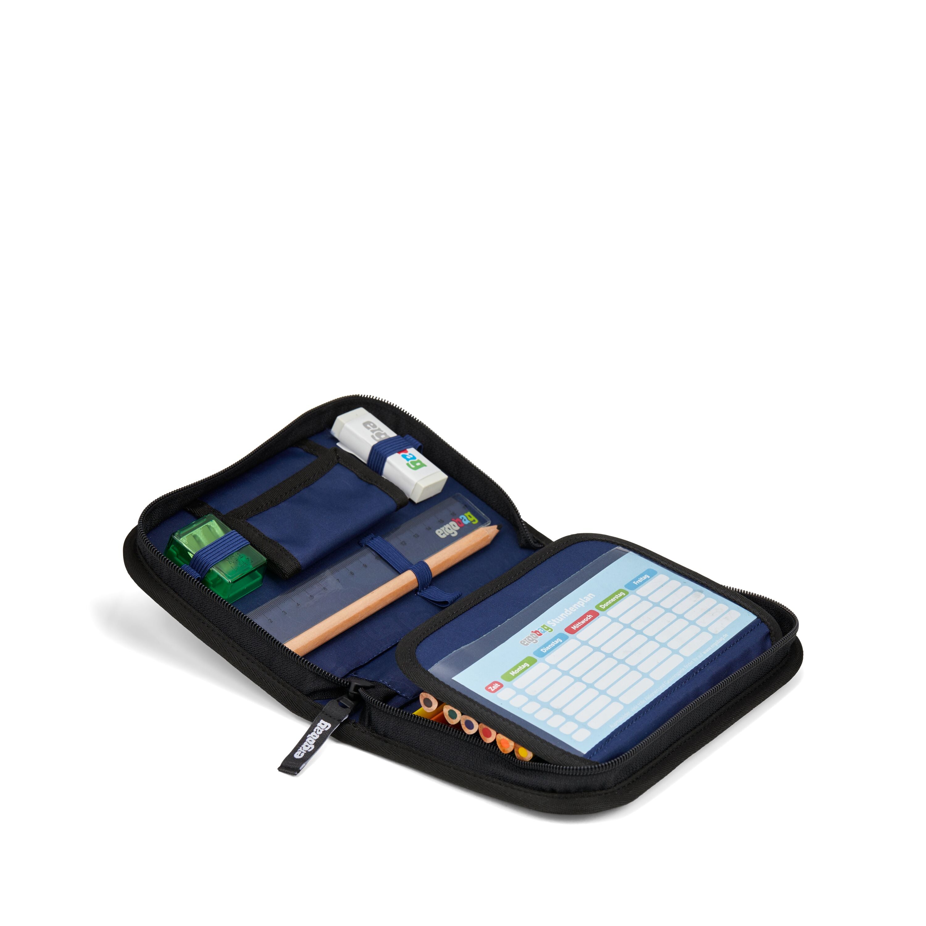 Ergobag Cubo light Schulranzen-Set, Super ReflektBär