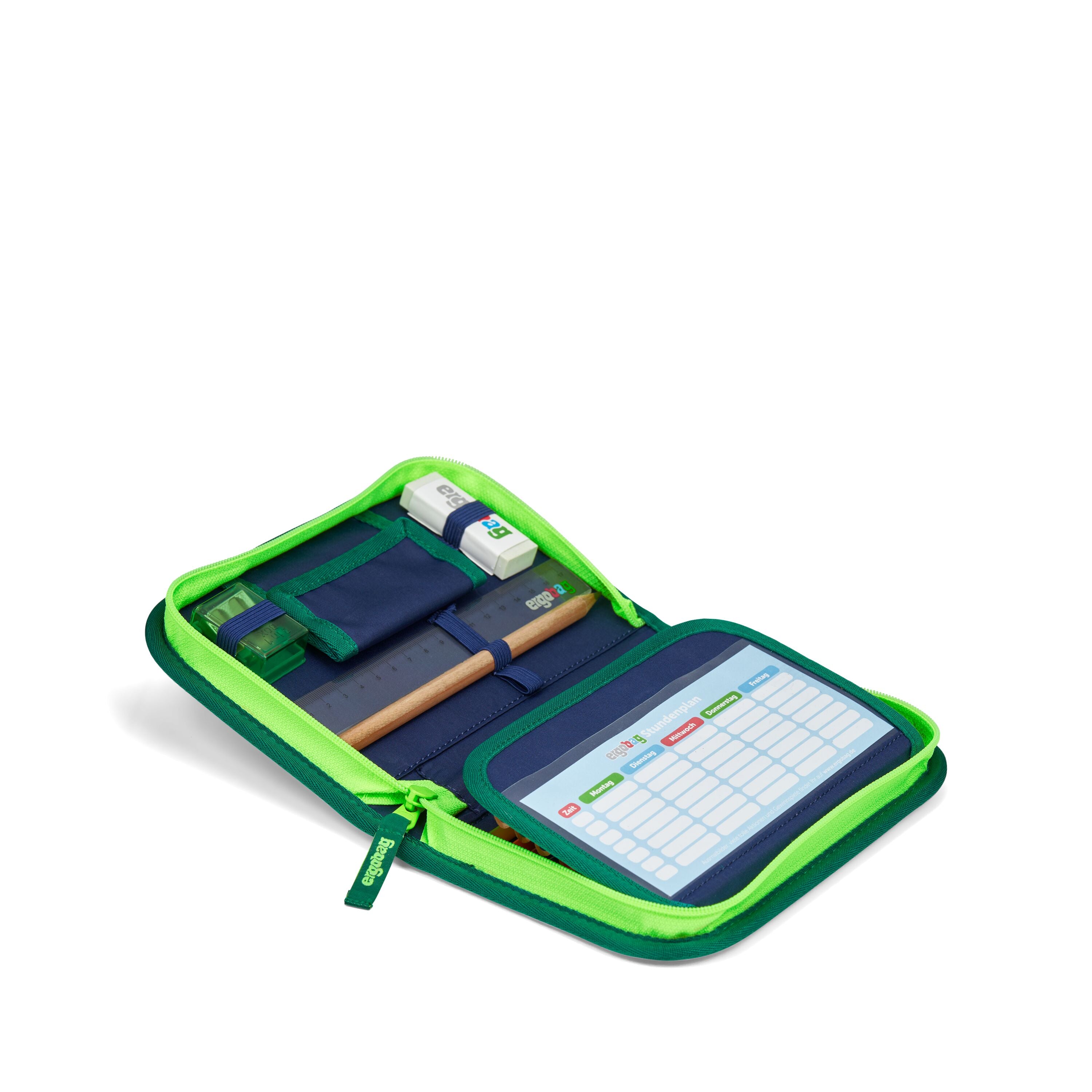 Ergobag Cubo light Schulranzen-Set, Bärtastisch