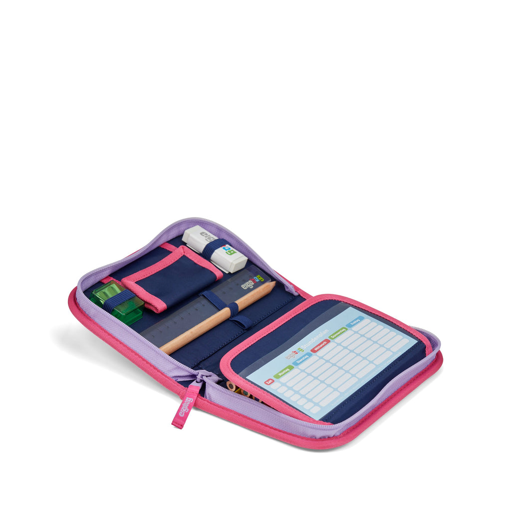 Ergobag Cubo light Schulranzen-Set, BlütenzauBär