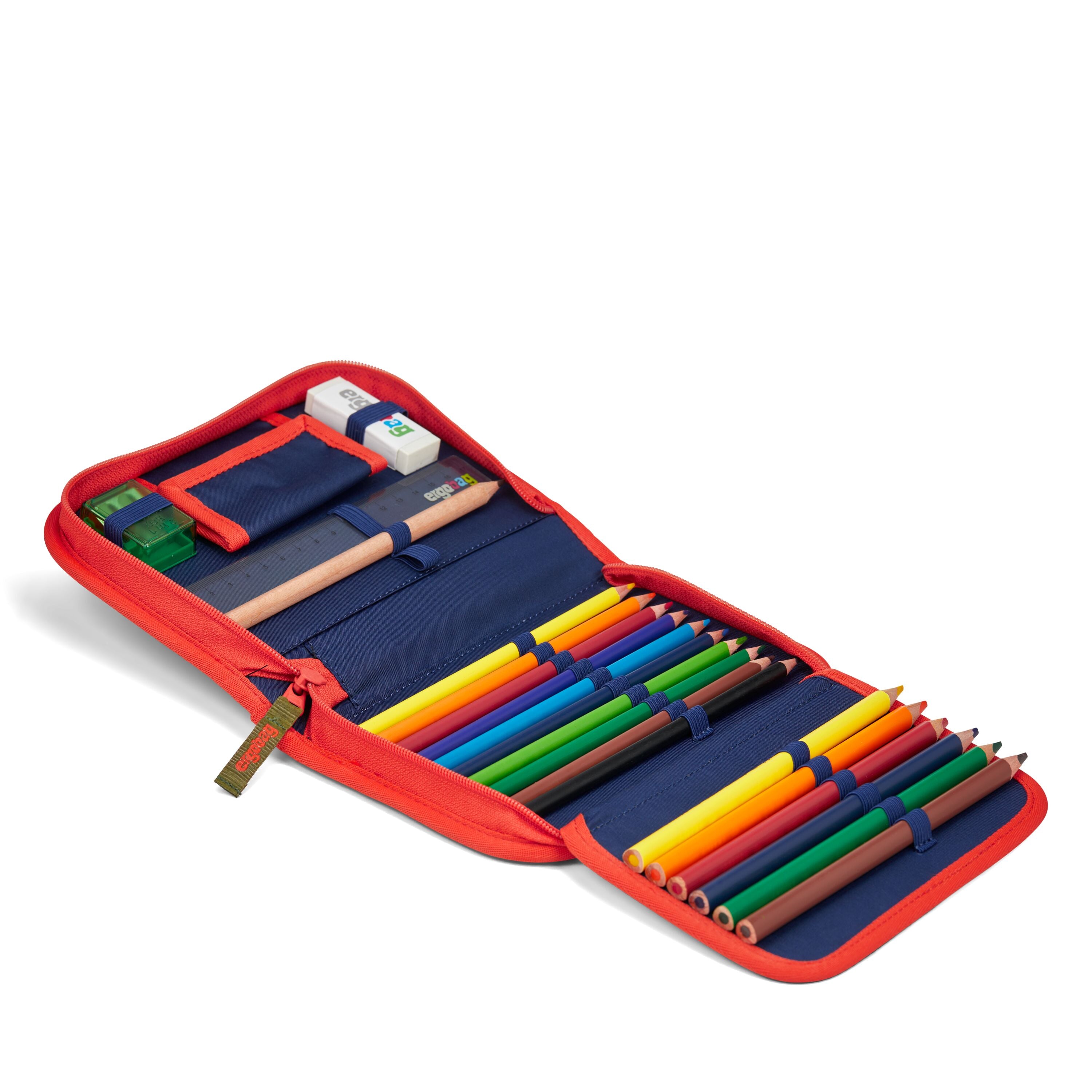 Ergobag Cubo Schulranzen-Set, FeuerspeiBär
