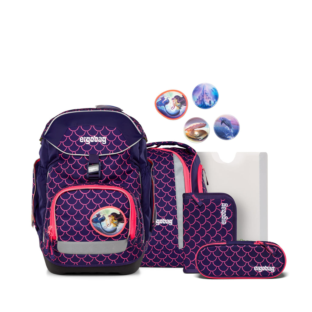 Ergobag Pack Schulranzen-Set, PerlentauchBär