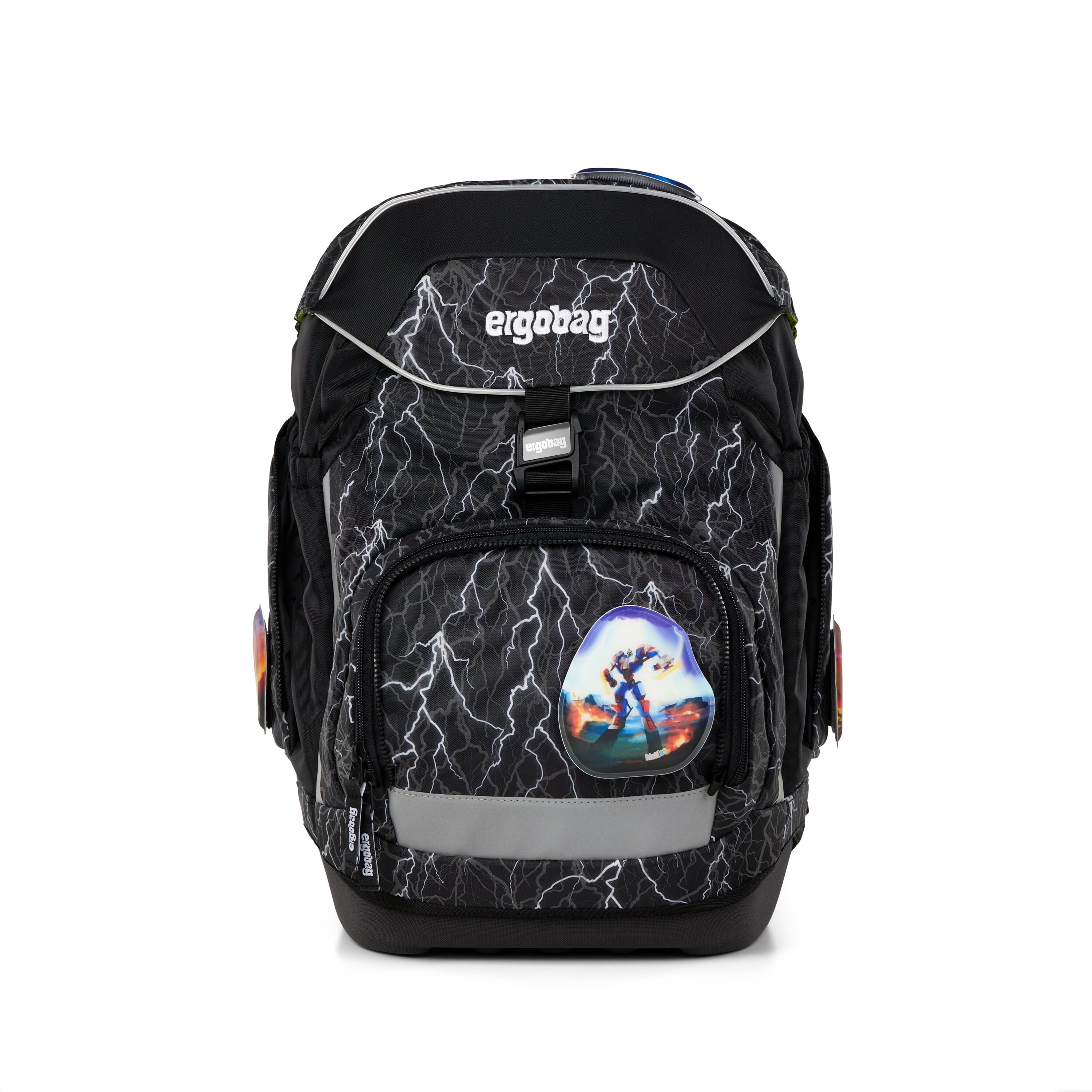 Ergobag Pack Schulranzen-Set, Super ReflektBär