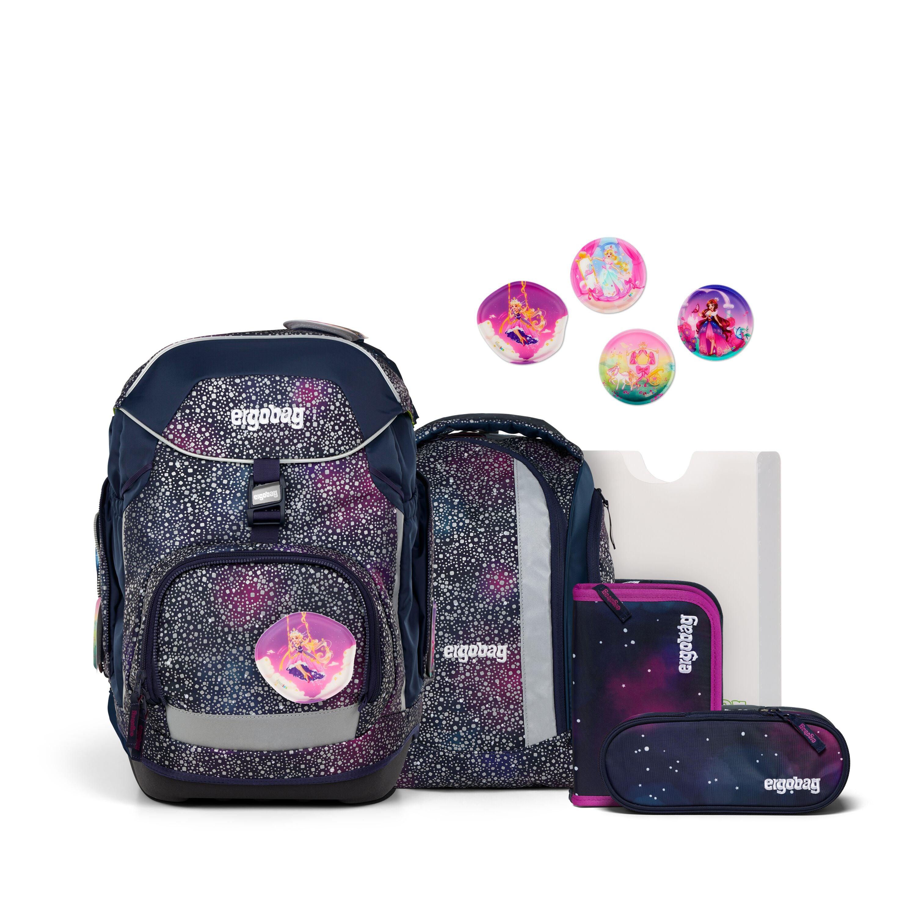 Ergobag Pack Schulranzen-Set, Bärlaxy