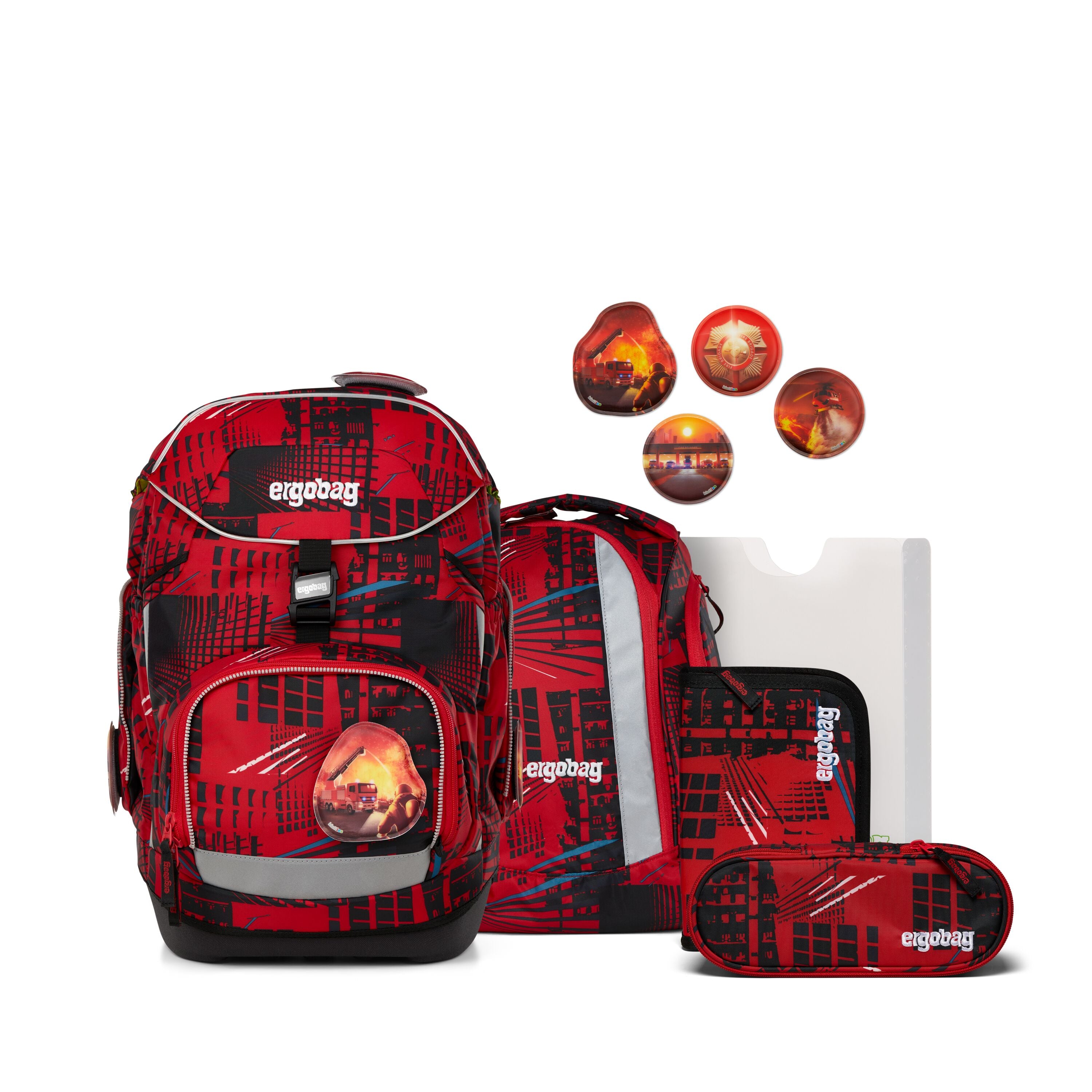 Ergobag Pack Schulranzen-Set, AlarmBärreitschaft