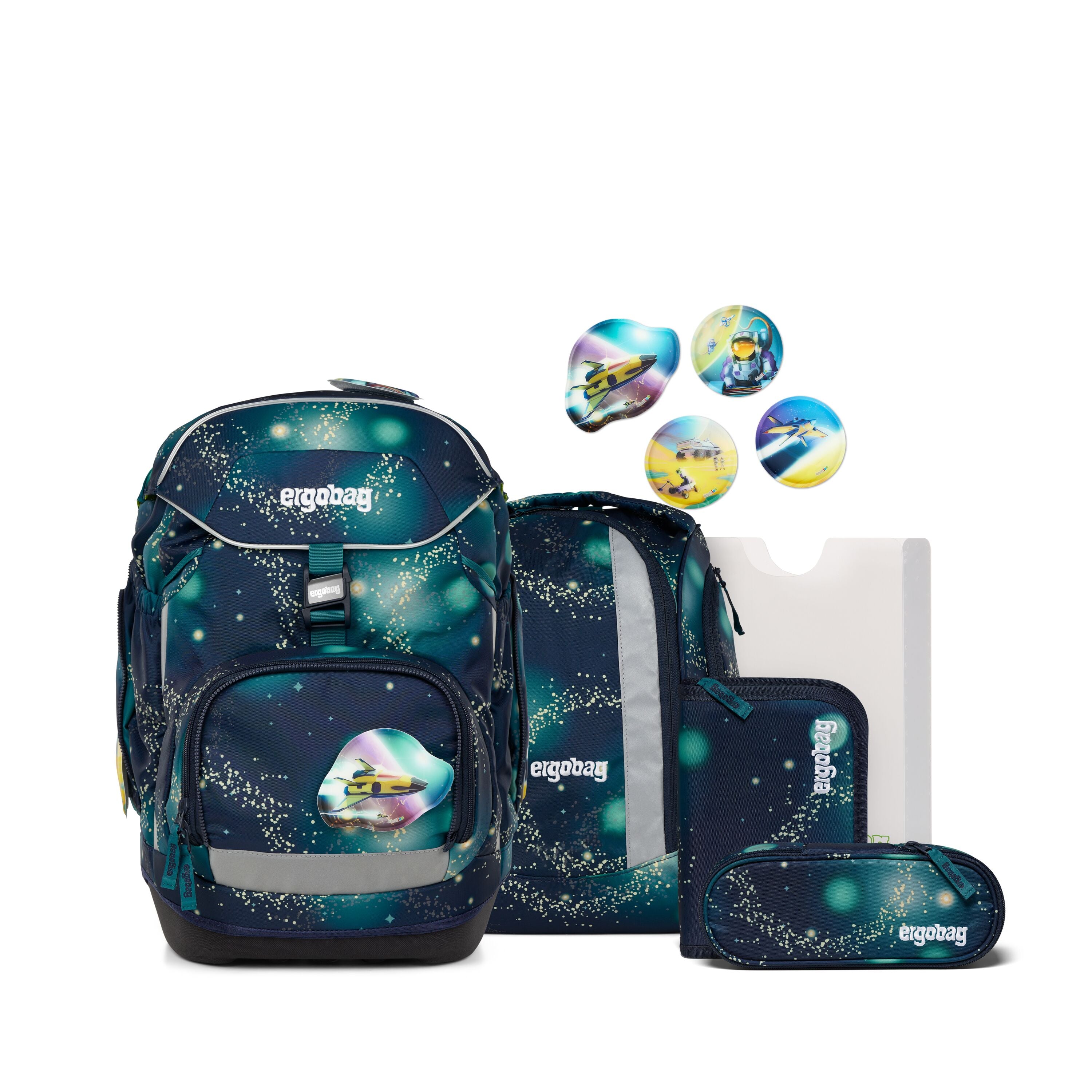 Ergobag Pack Schulranzen-Set, RaumfahrBär