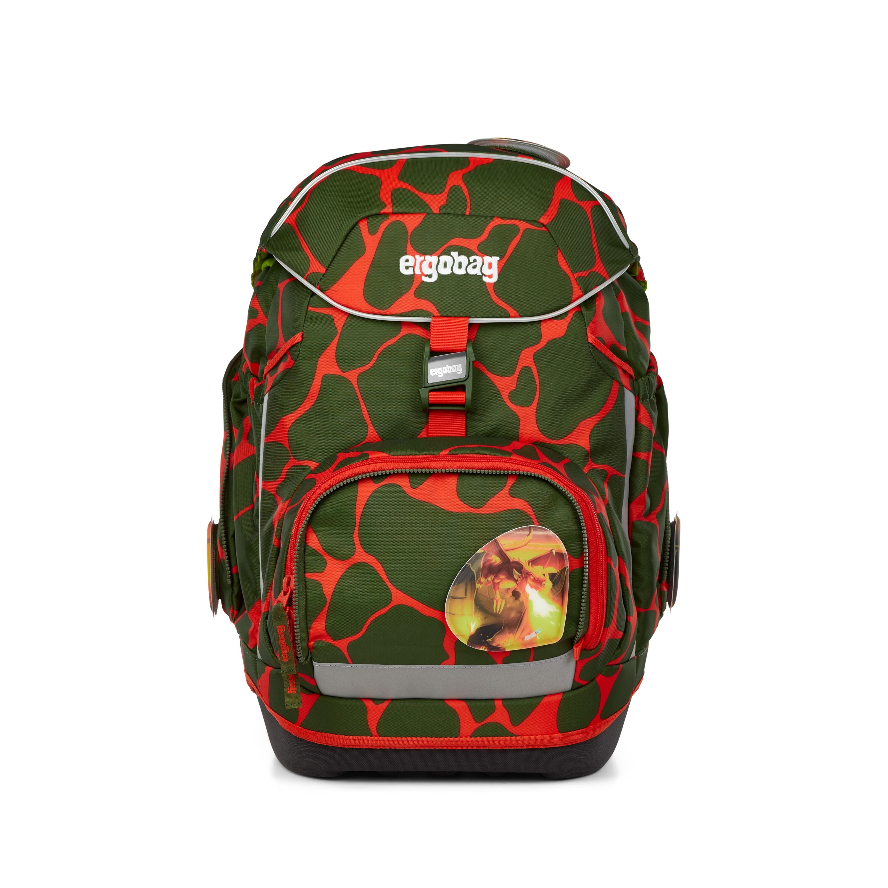 Ergobag Pack Schulranzen-Set, FeuerspeiBär