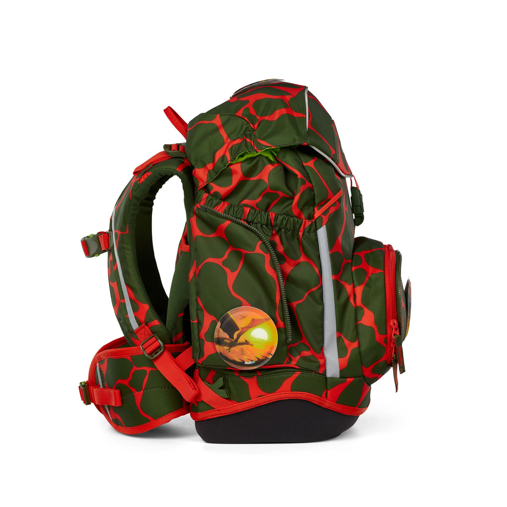 Ergobag Pack Schulranzen-Set, FeuerspeiBär
