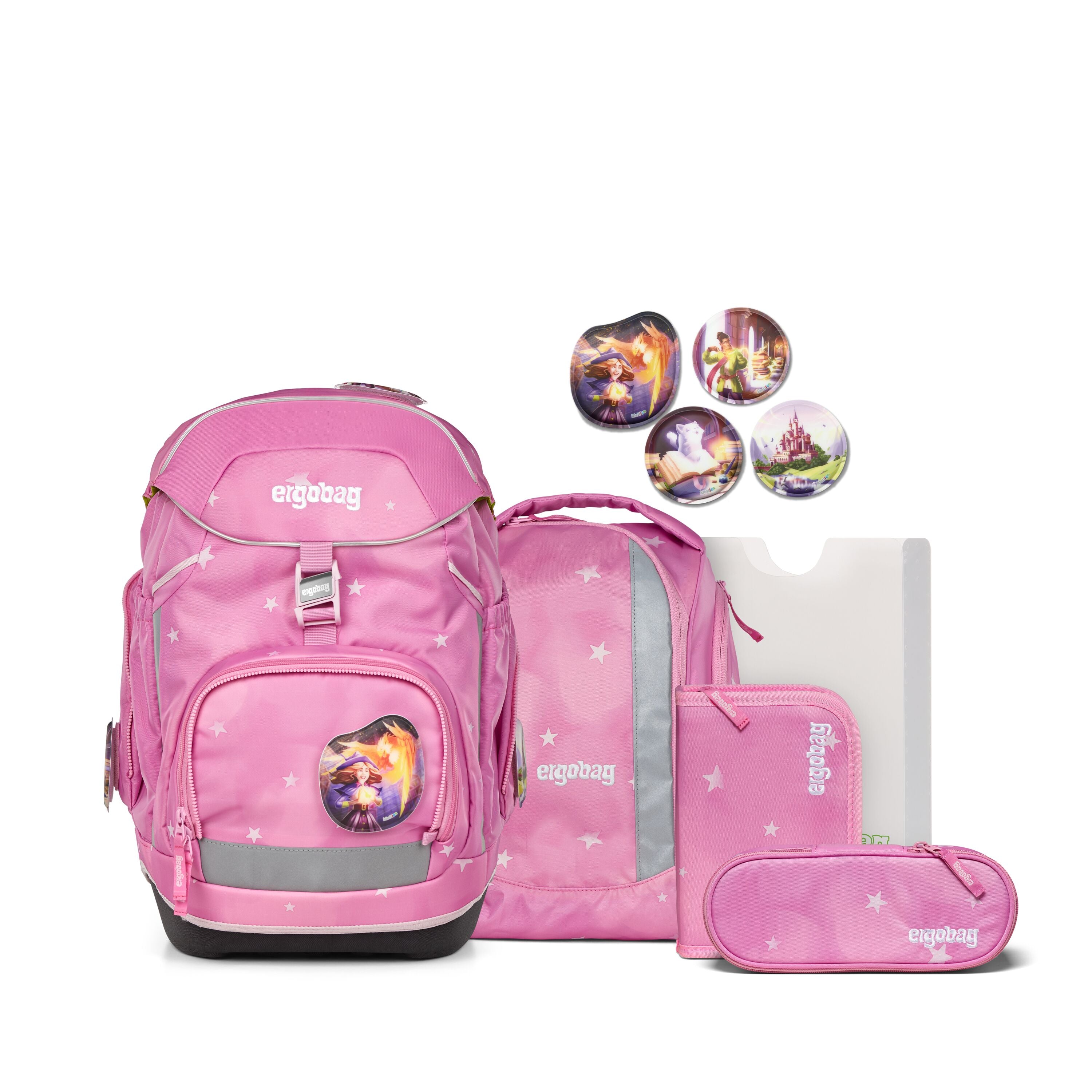 Ergobag Pack Schulranzen-Set, WolkenzauBär