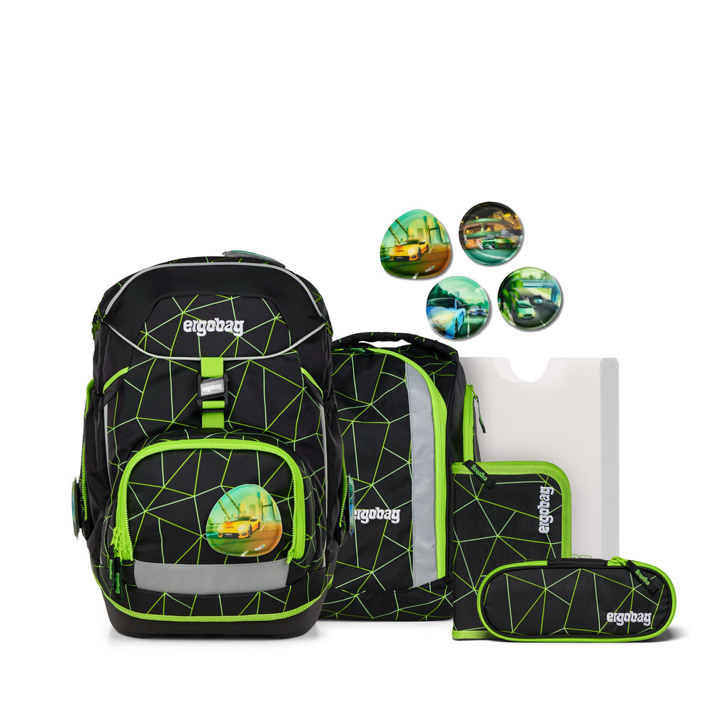 Ergobag Pack Schulranzen-Set, CyBär Race