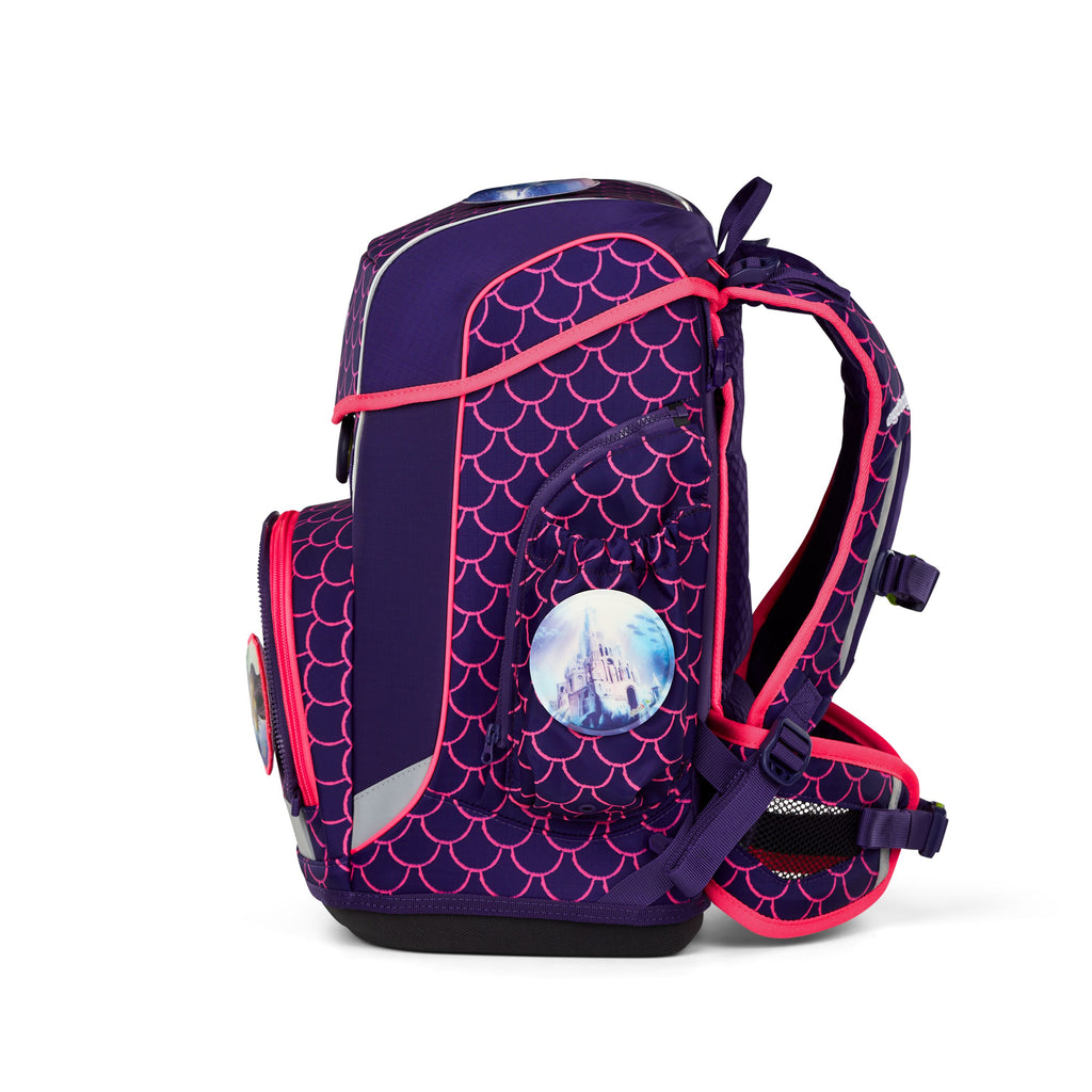 Ergobag Cubo light Schulranzen-Set, PerlentauchBär