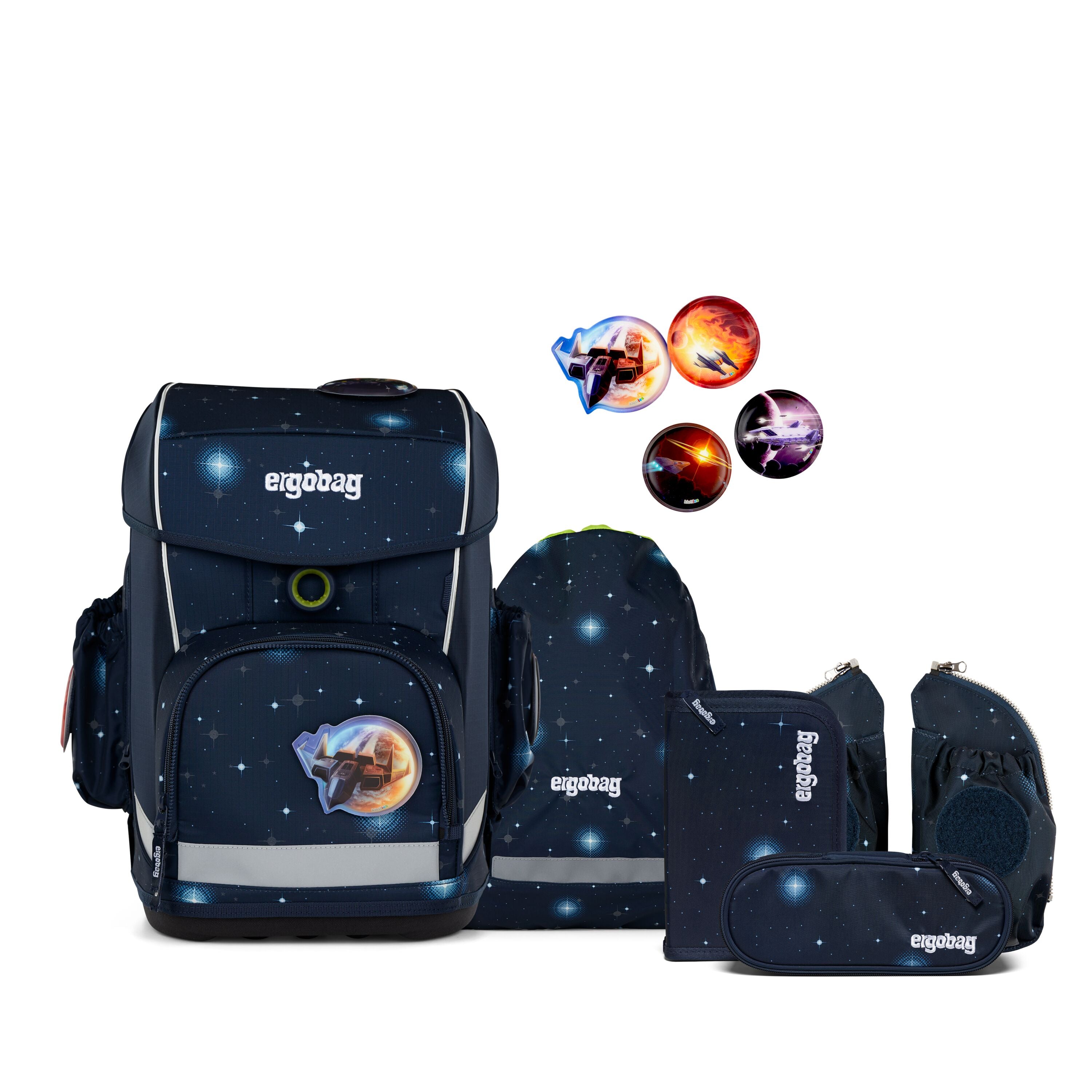 Ergobag Cubo light Schulranzen-Set, KoBärnikus