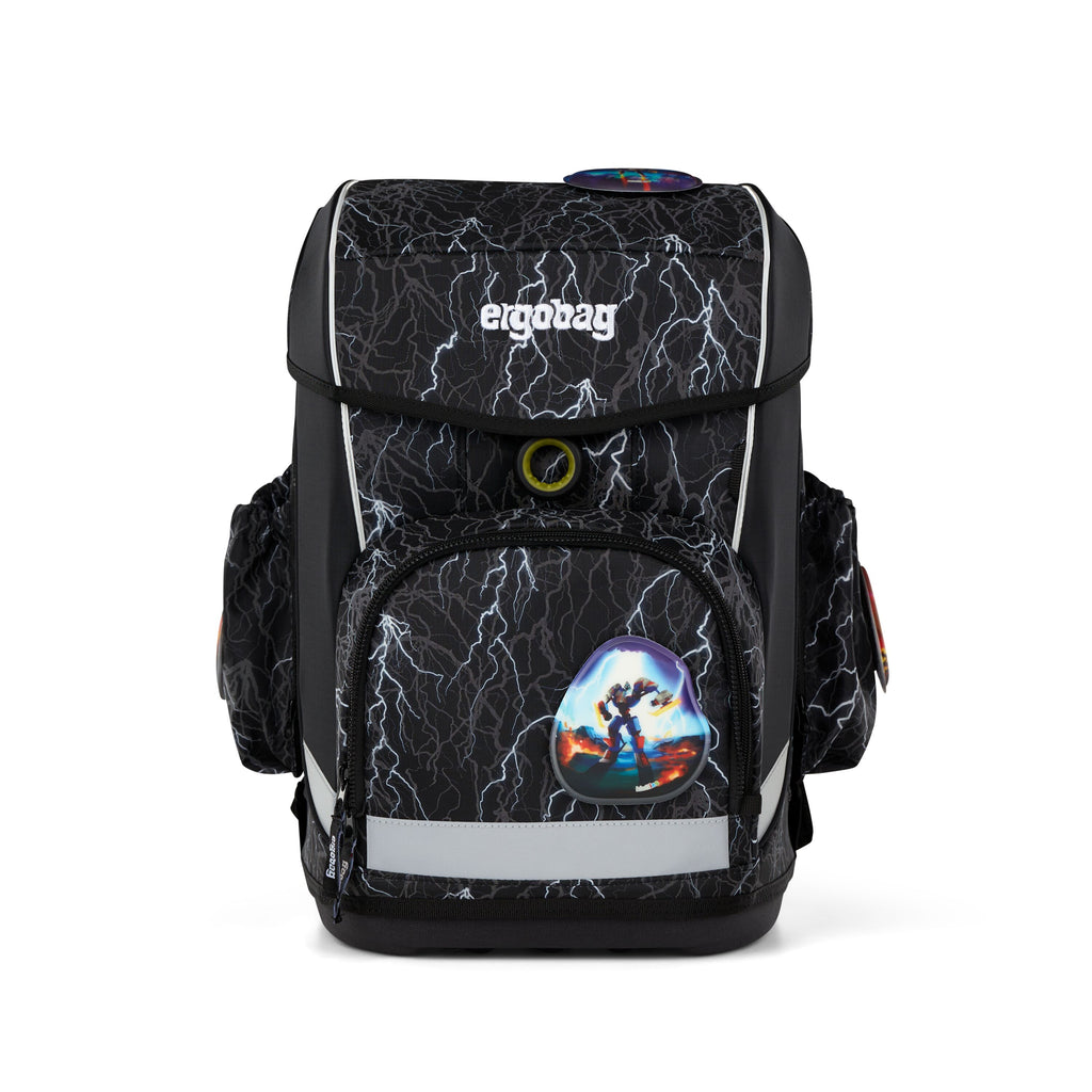 Ergobag Cubo light Schulranzen-Set, Super ReflektBär