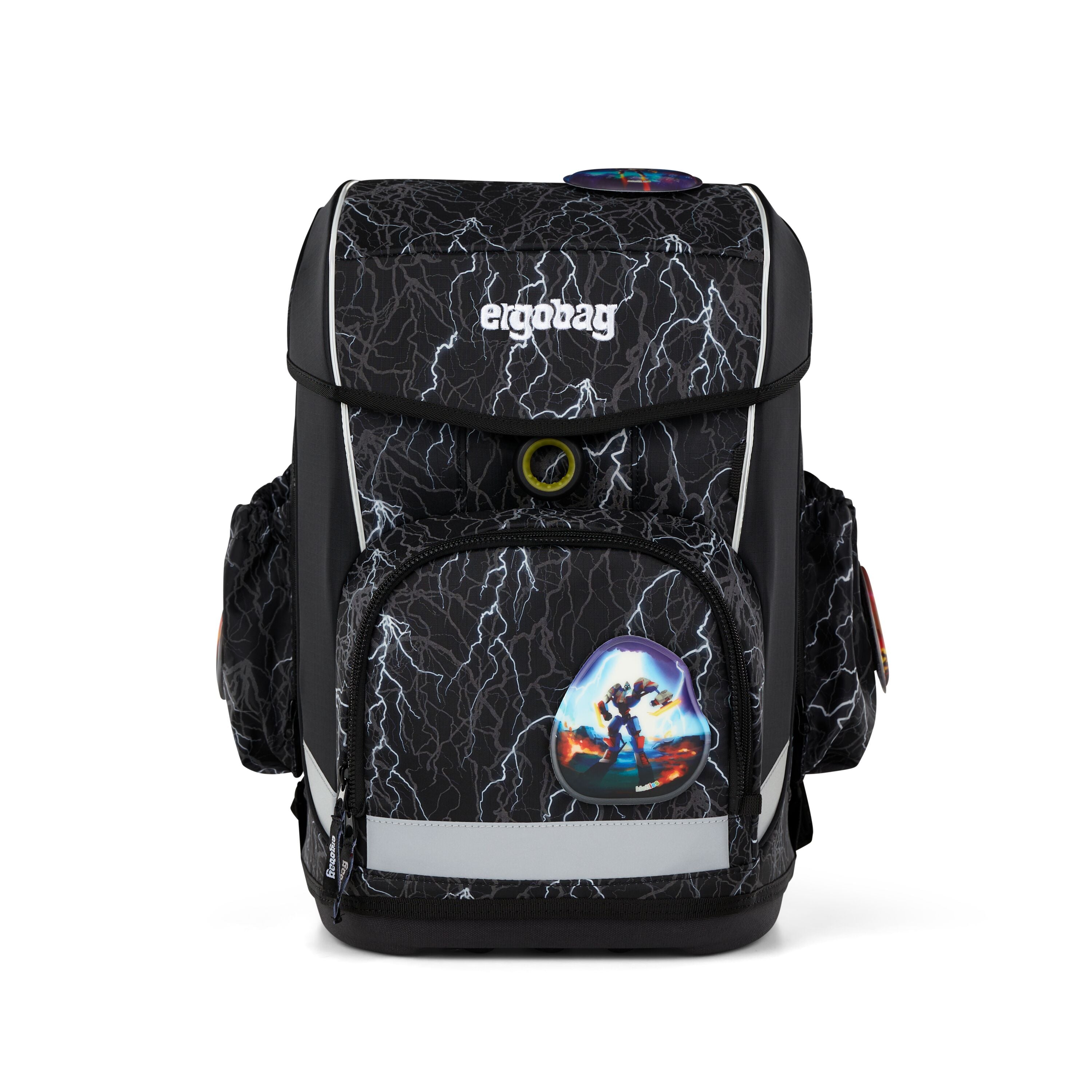 Ergobag Cubo light Schulranzen-Set, Super ReflektBär