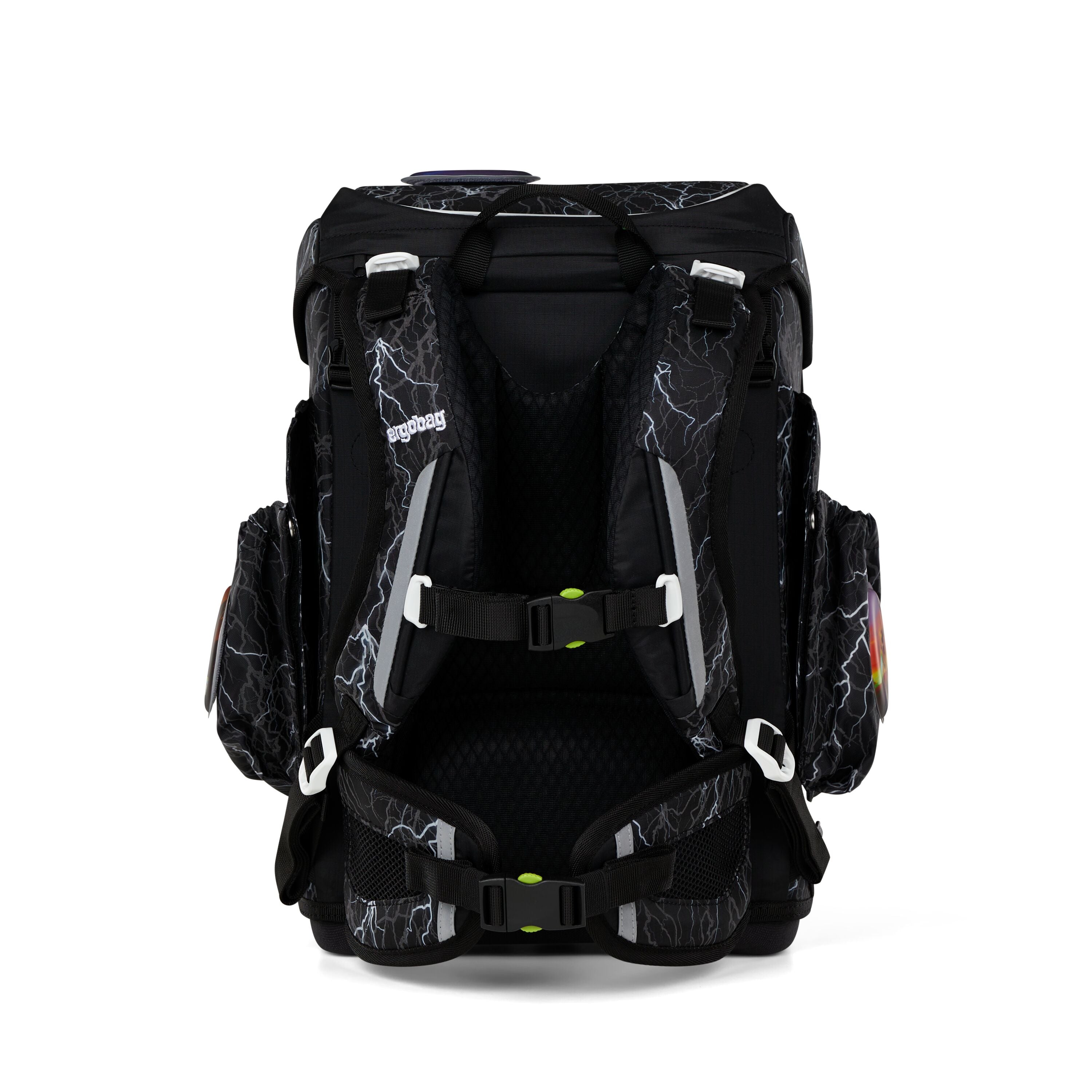 Ergobag Cubo light Schulranzen-Set, Super ReflektBär