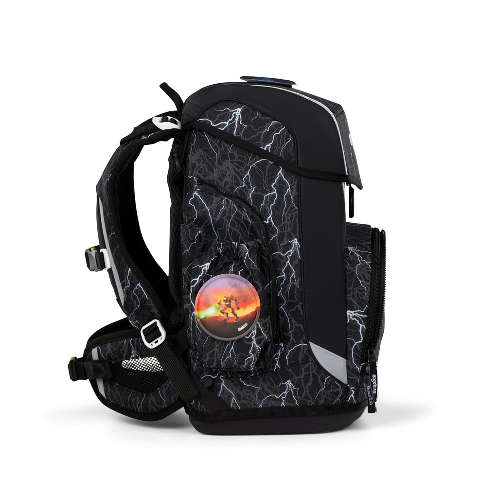 Ergobag Cubo light Schulranzen-Set, Super ReflektBär