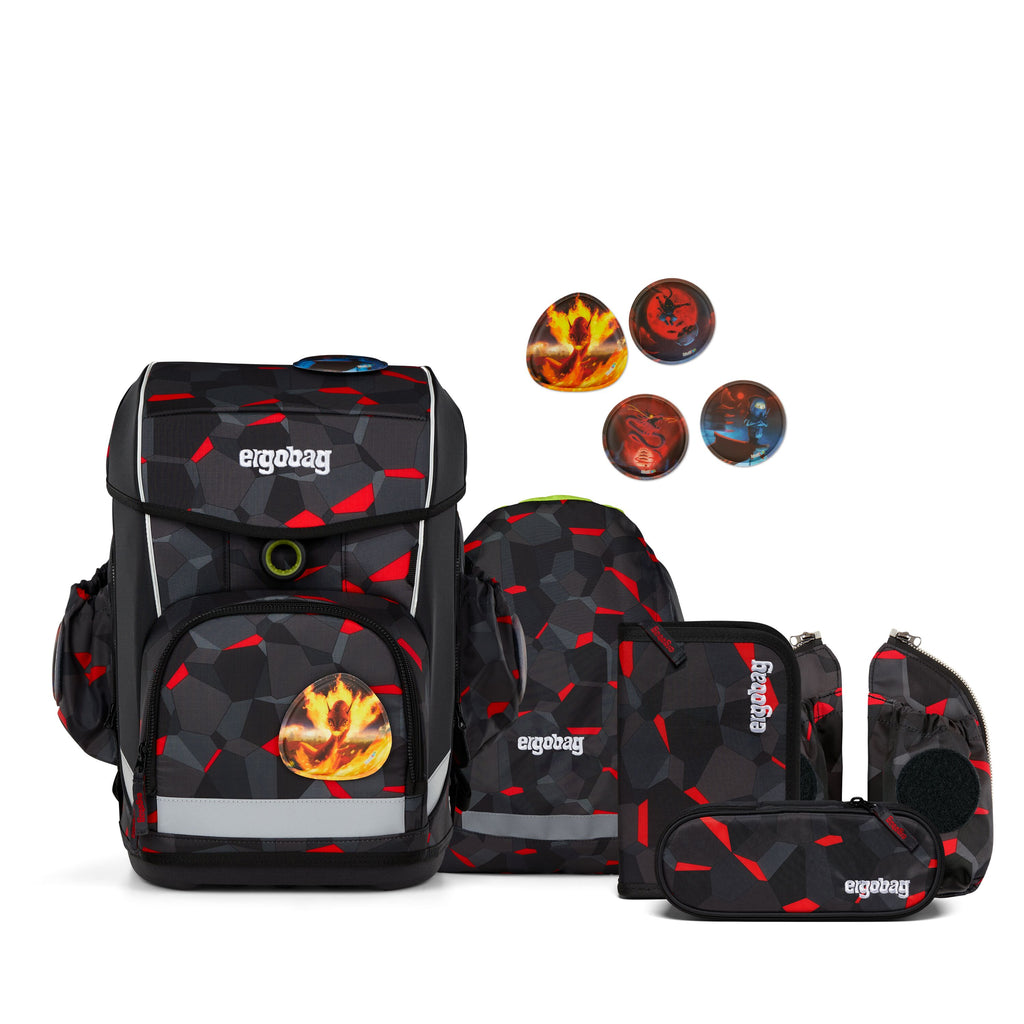 Ergobag Cubo light Schulranzen-Set, TaekBärdo
