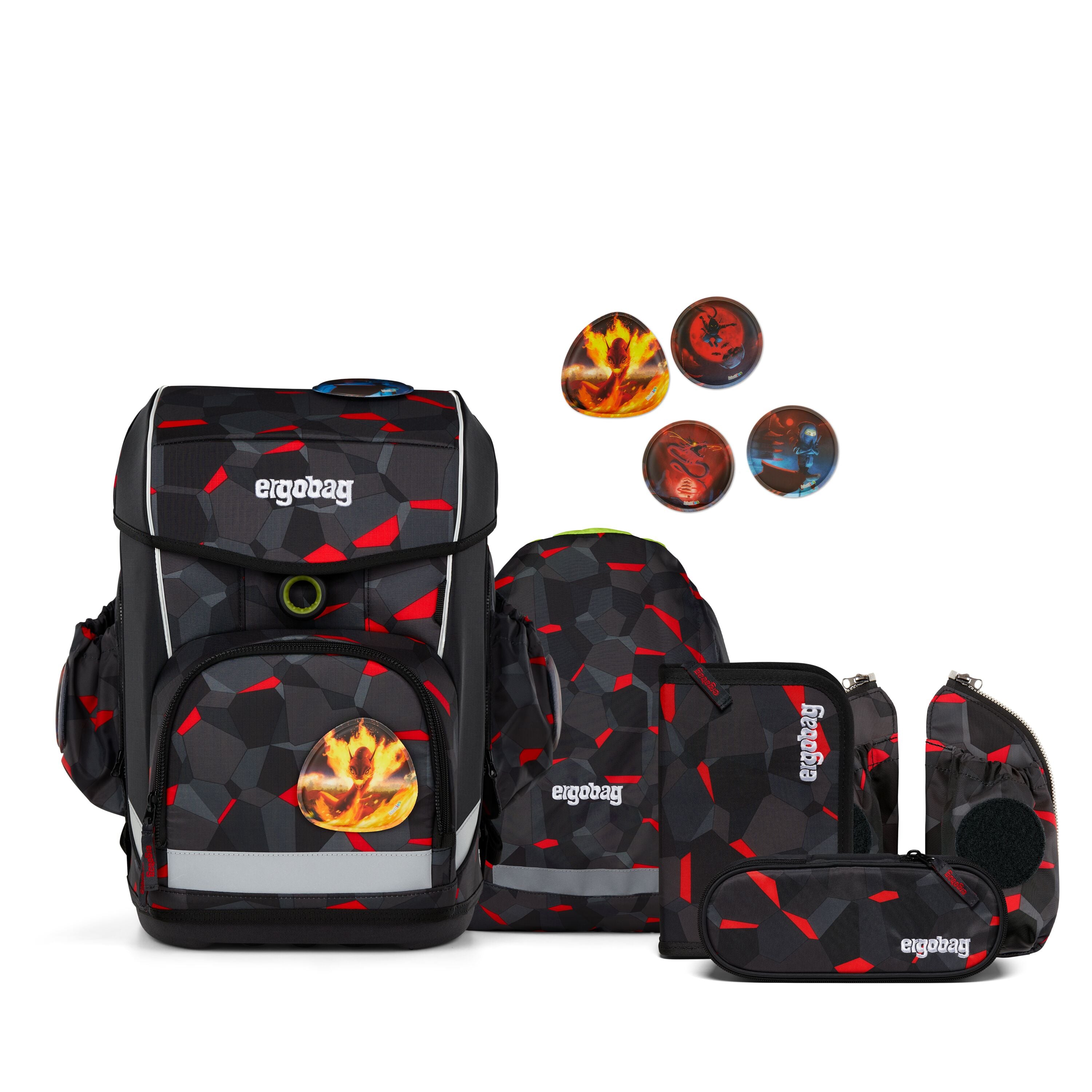 Ergobag Cubo light Schulranzen-Set, TaekBärdo