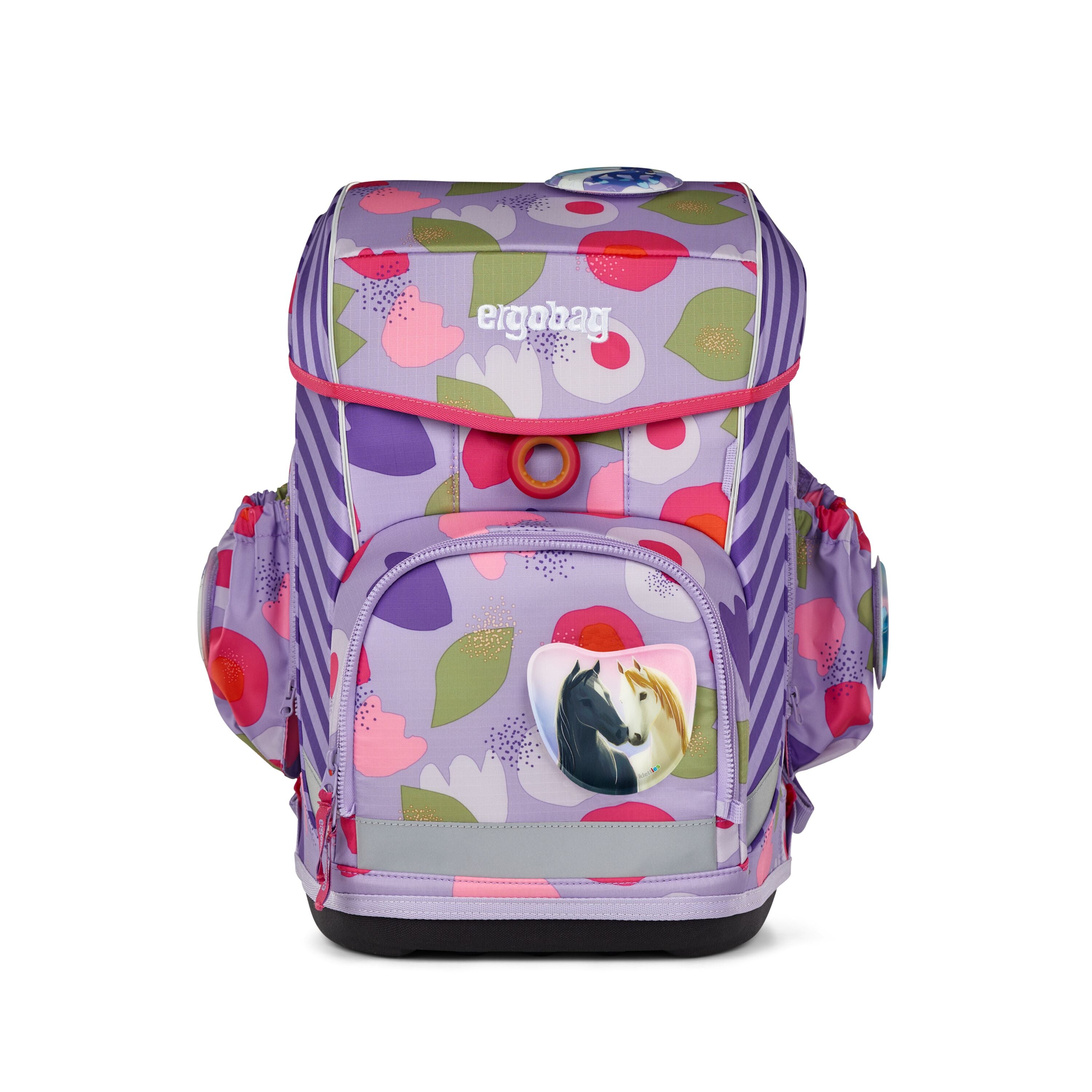 Ergobag Cubo light Schulranzen-Set, BlütenzauBär