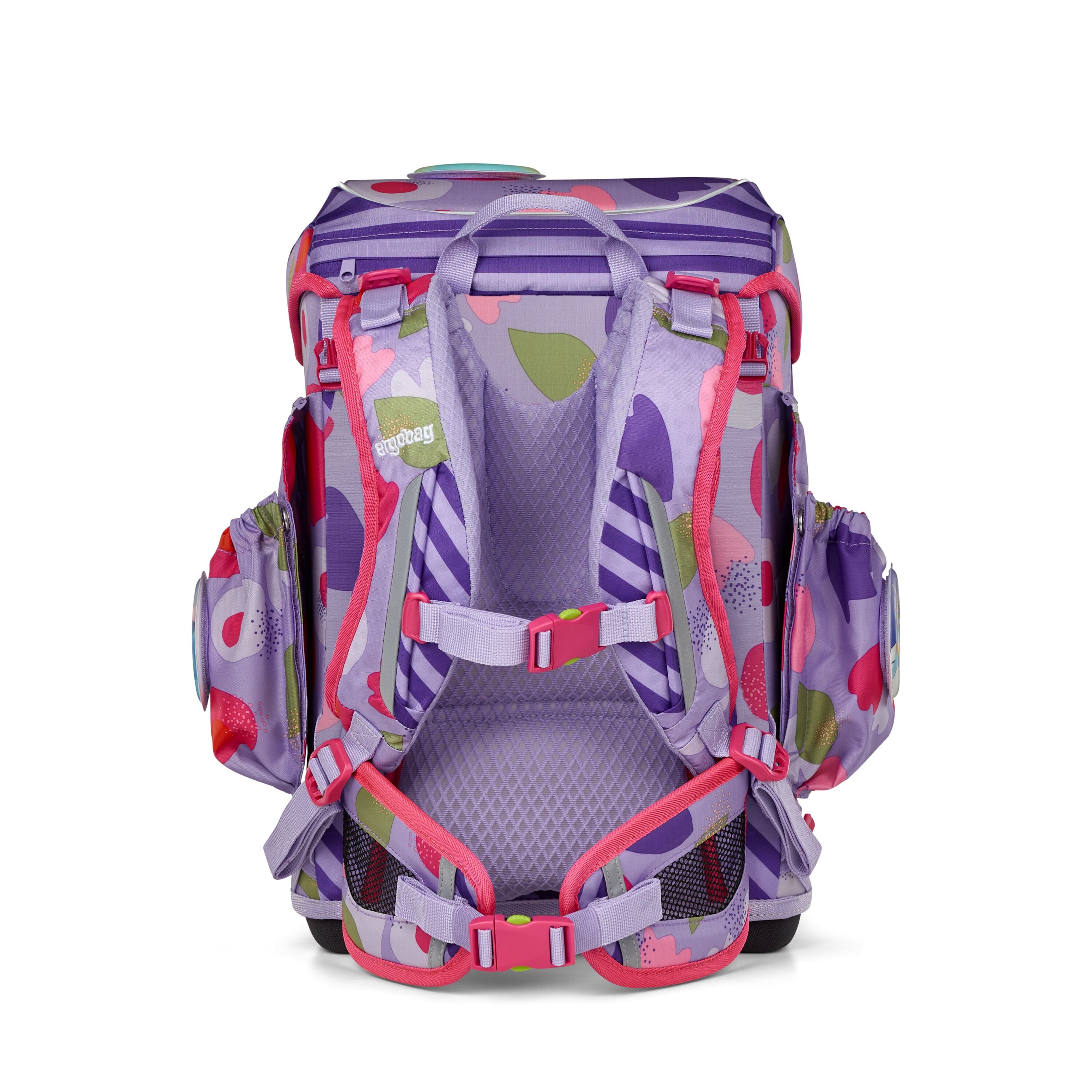 Ergobag Cubo light Schulranzen-Set, BlütenzauBär