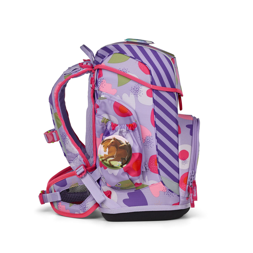 Ergobag Cubo light Schulranzen-Set, BlütenzauBär
