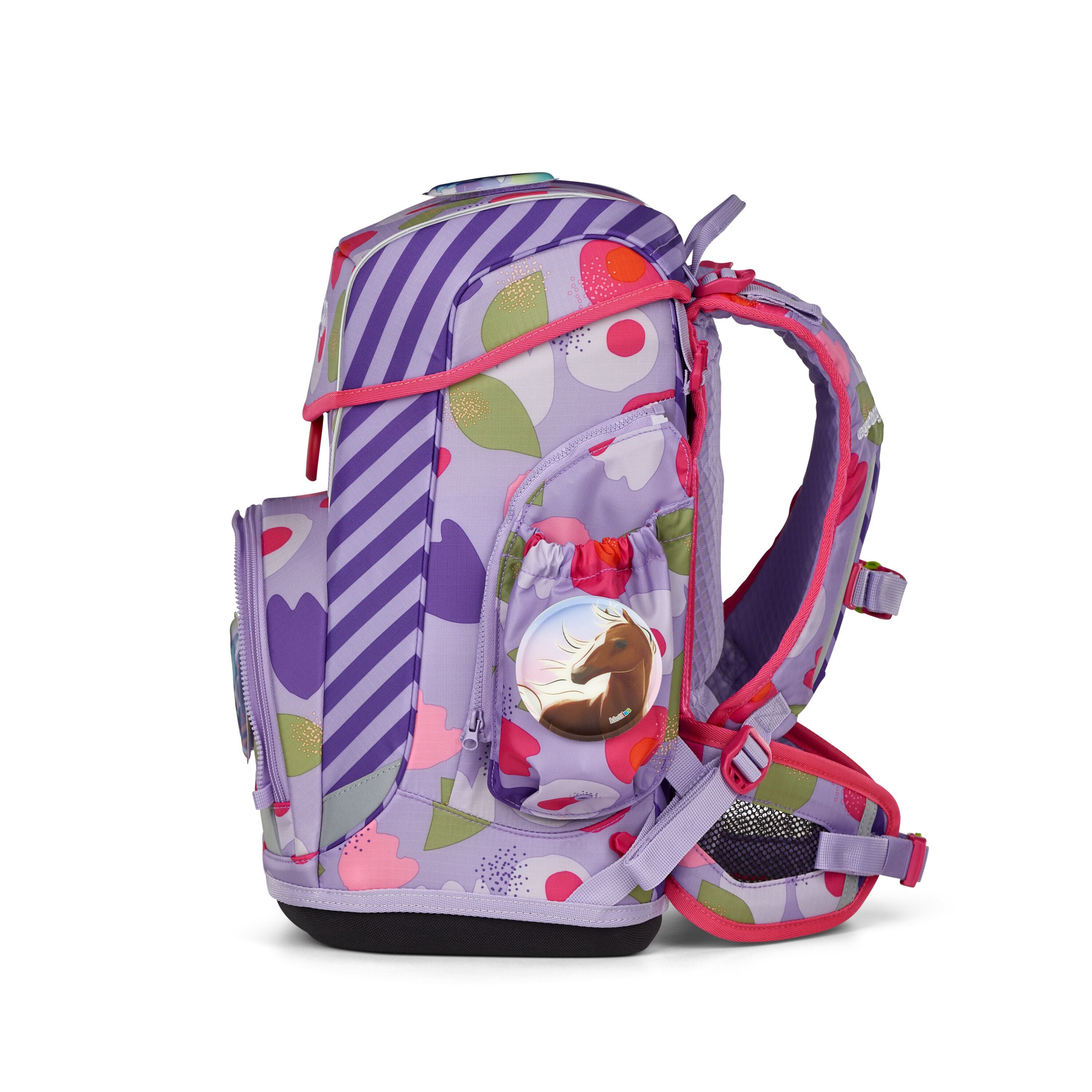 Ergobag Cubo light Schulranzen-Set, BlütenzauBär