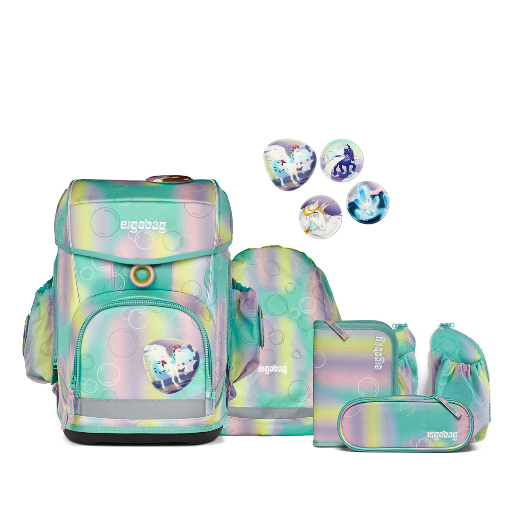 Ergobag Cubo light Schulranzen-Set, ZauBärwelt