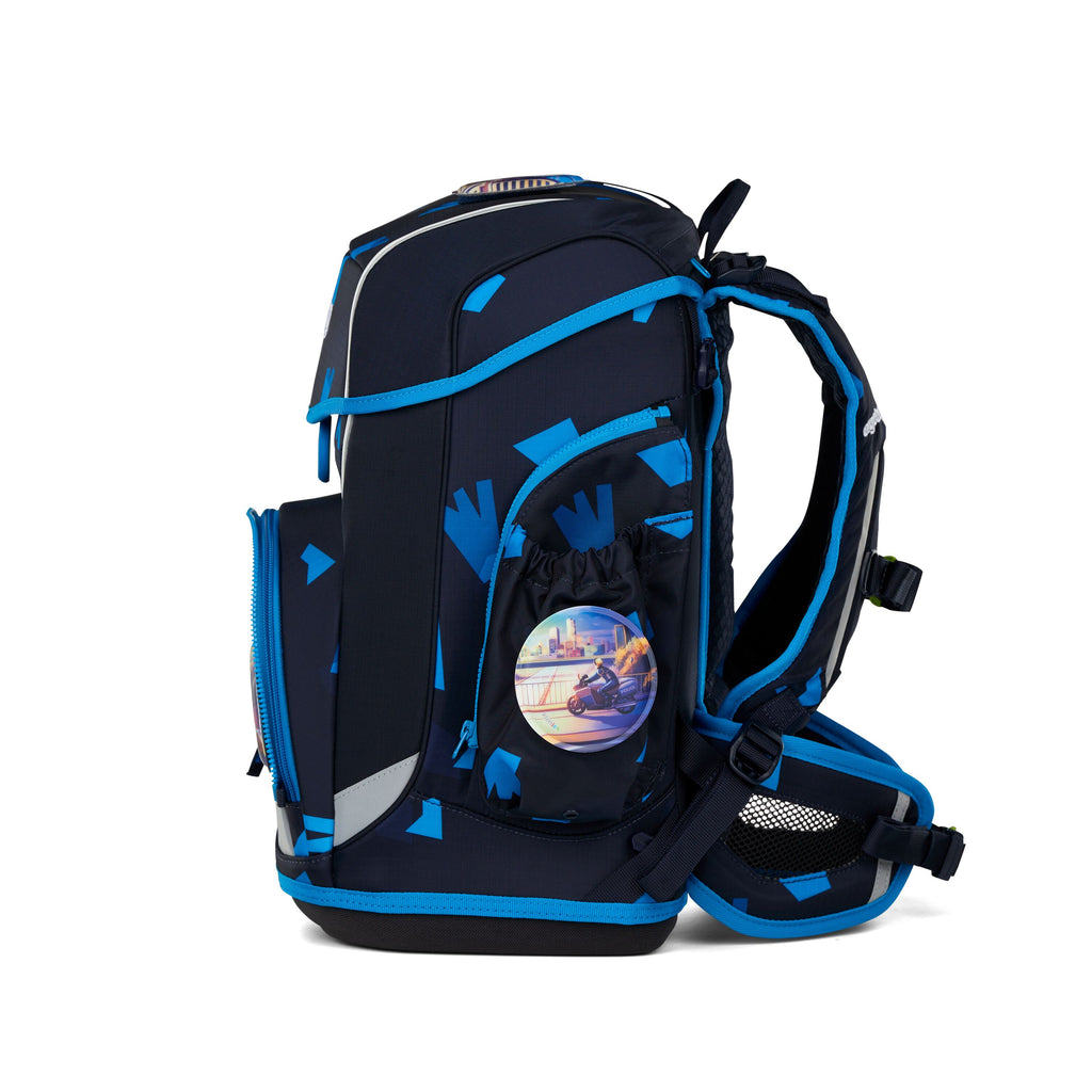 Ergobag Cubo light Schulranzen-Set, VerfolgBärjagd
