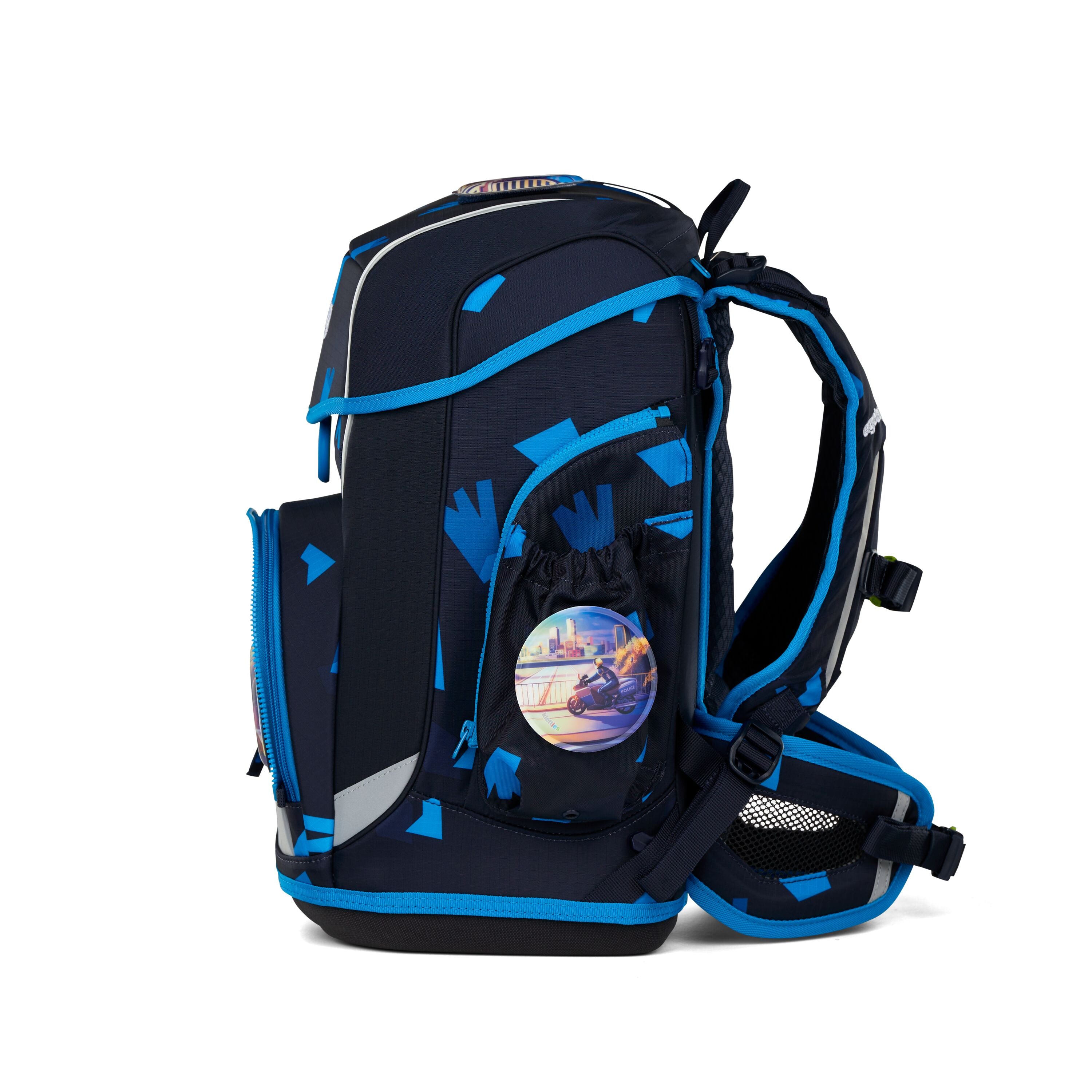 Ergobag Cubo light Schulranzen-Set, VerfolgBärjagd