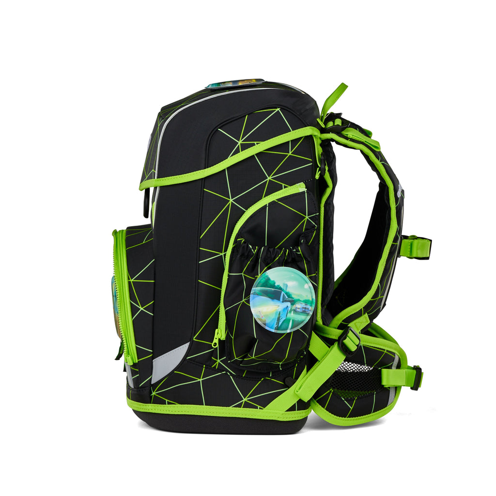 Ergobag Cubo light Schulranzen-Set, CyBär Race
