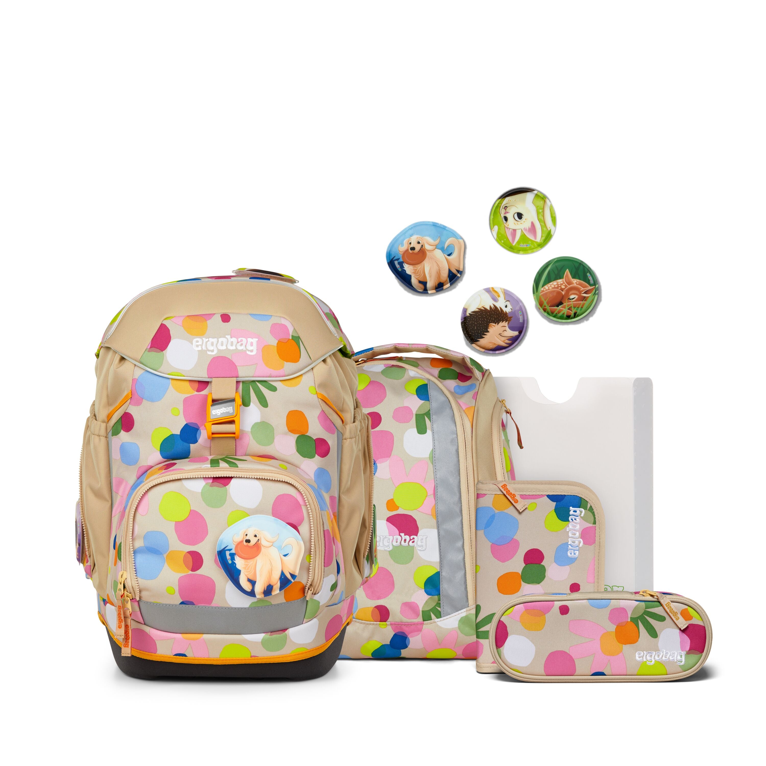 Ergobag Pack Schulranzen-Set, Flower PowBär