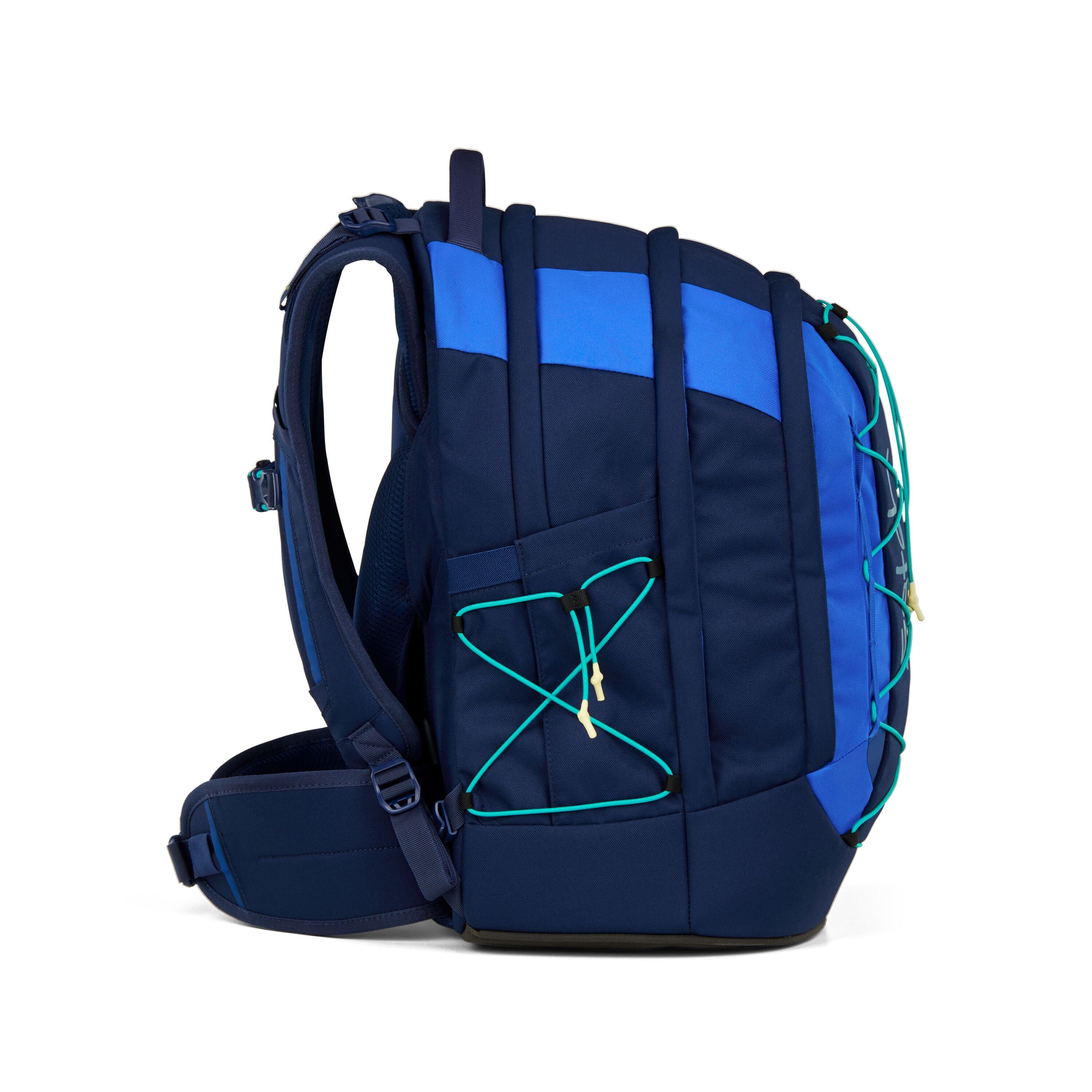 Satch Rucksack Pack, Crossed Blue