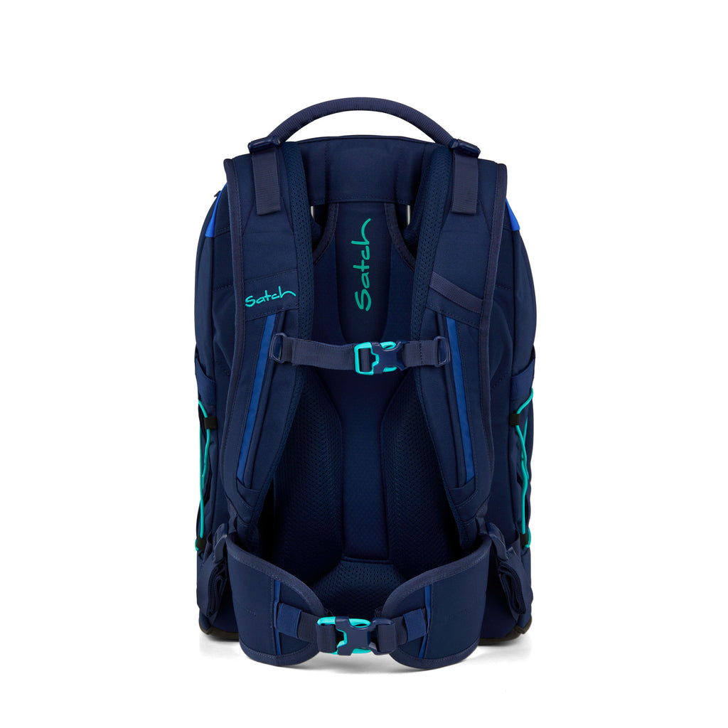 Satch Rucksack Pack, Crossed Blue