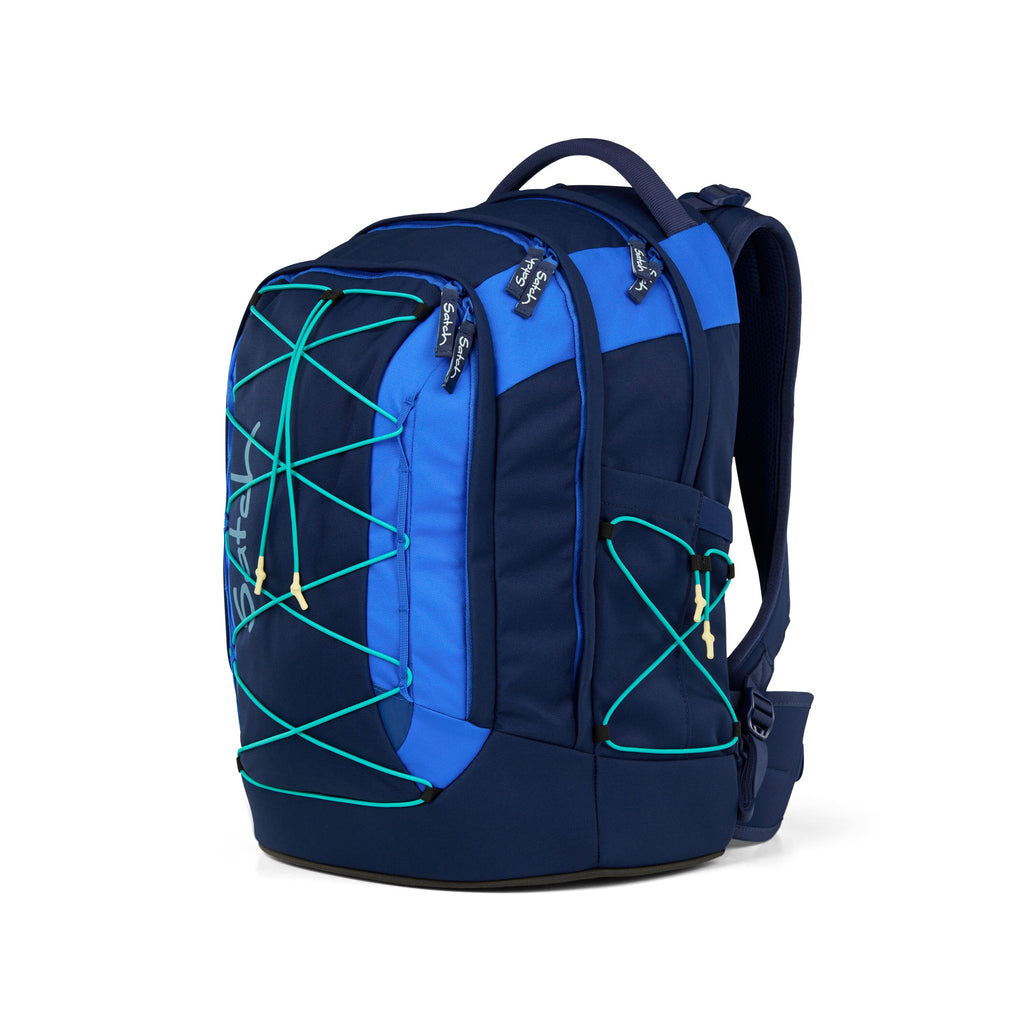Satch Rucksack Pack, Crossed Blue