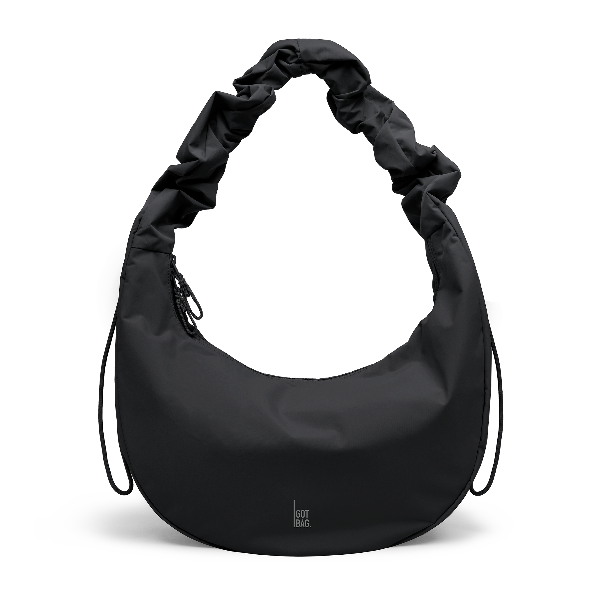 GOT BAG MOON BAG RUFFLE, black monochrome – Produktansicht