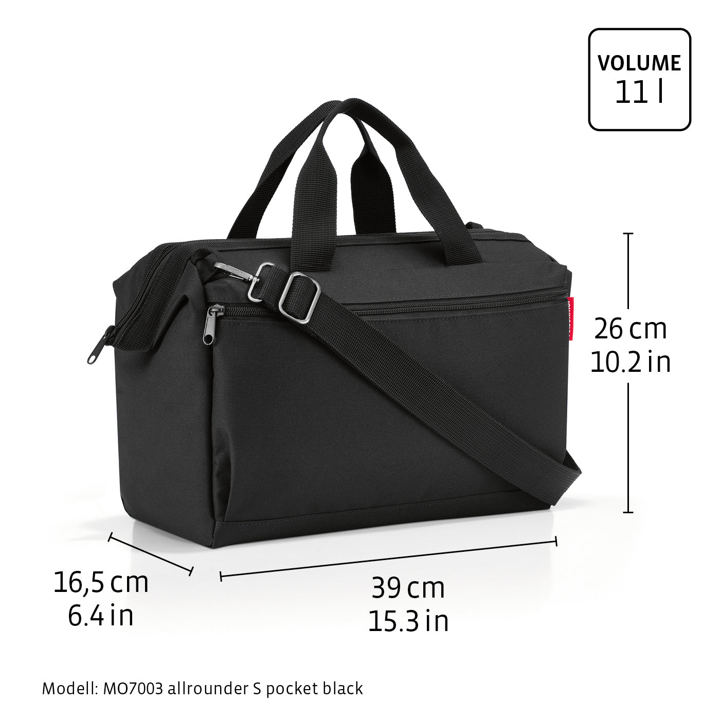 Reisenthel Allrounder S Pocket, Leo Macchiato – Produktansicht 5