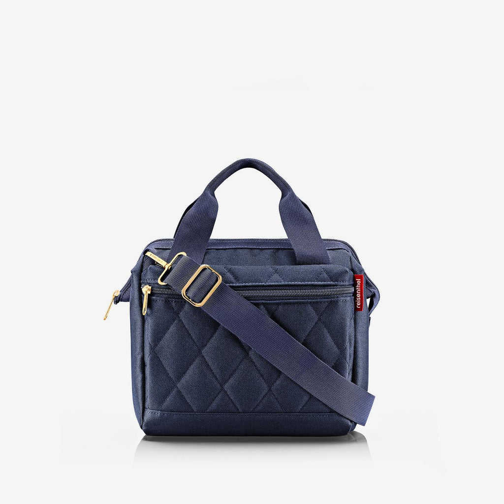 Reisenthel Allrounder Cross, Rhombus Midnight Gold
