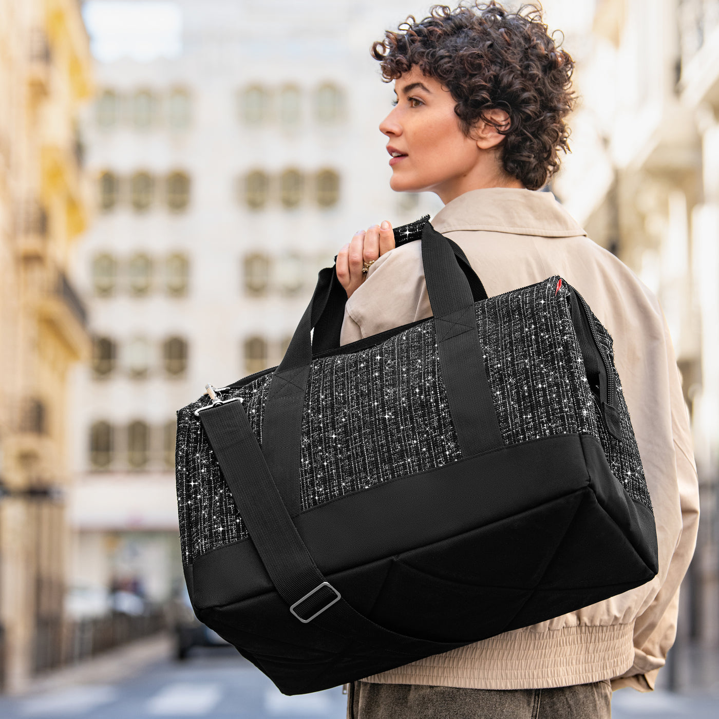 Reisenthel Allrounder L, Bouclé Black – Produktansicht 3