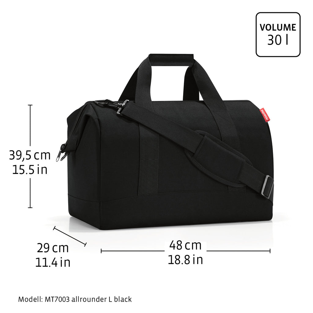 Reisenthel Allrounder L, Bouclé Black – Produktansicht 7