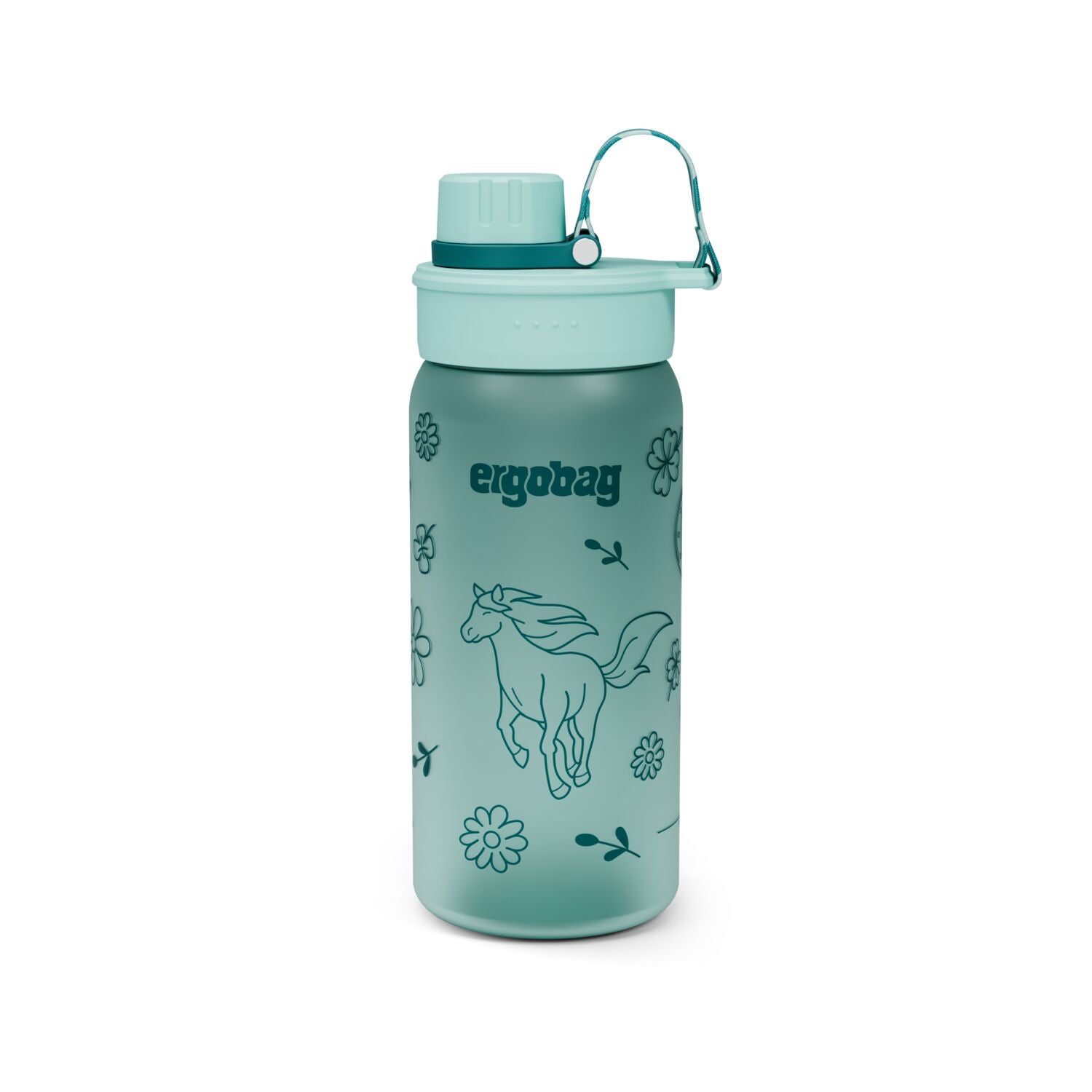 Ergobag Trinkflasche, Pferde