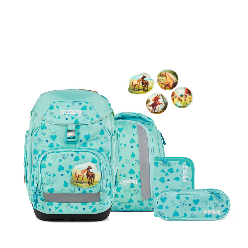 Ergobag Pack Schulranzen-Set, ReitBärtraum